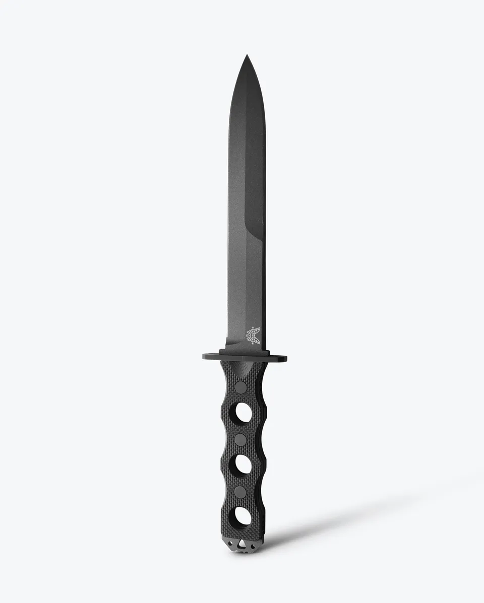 benchmade-socp-fixed-blade-185bk-feststehendes-messer-black-g10 image 1