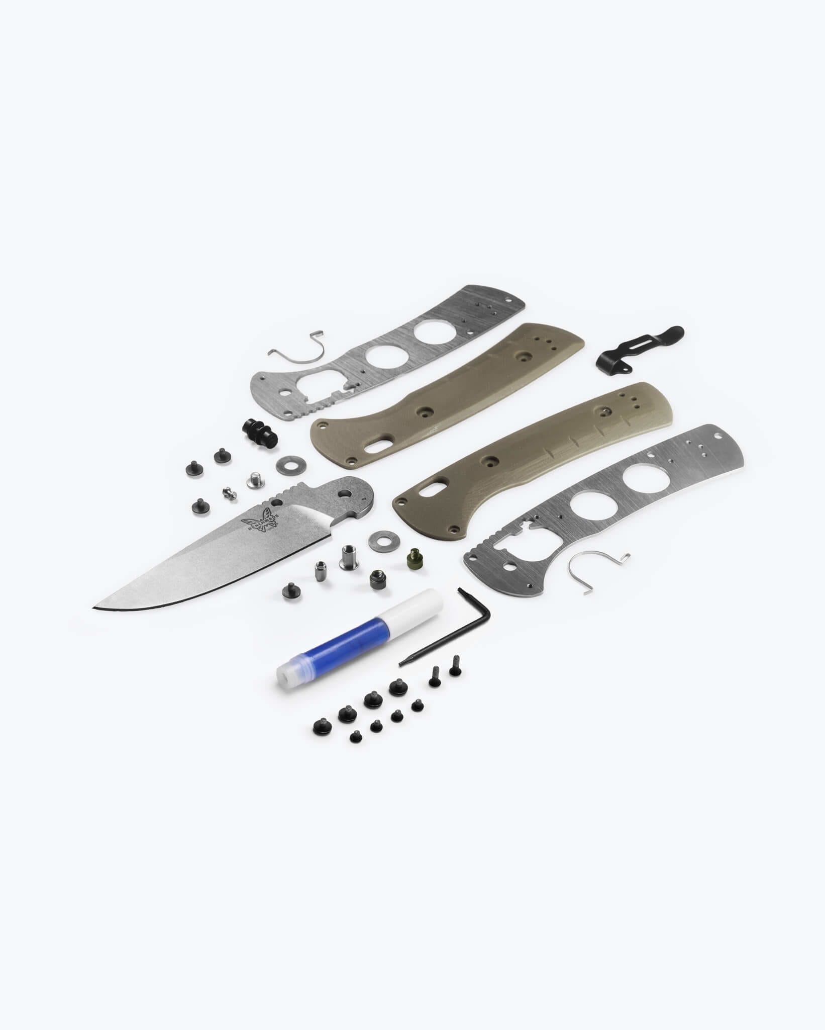benchmade-handle-set-50263-f-r-15090-slipridge-od-green-g10-griffschalen image 6