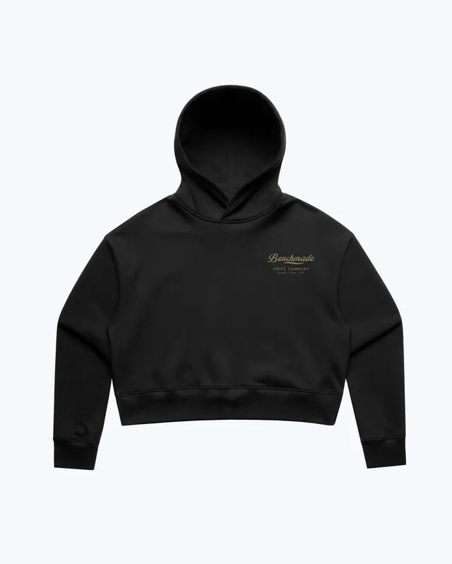 benchmade-womens-script-pullover-hoodie-schwarz-damen-kapuzenpullover image 1