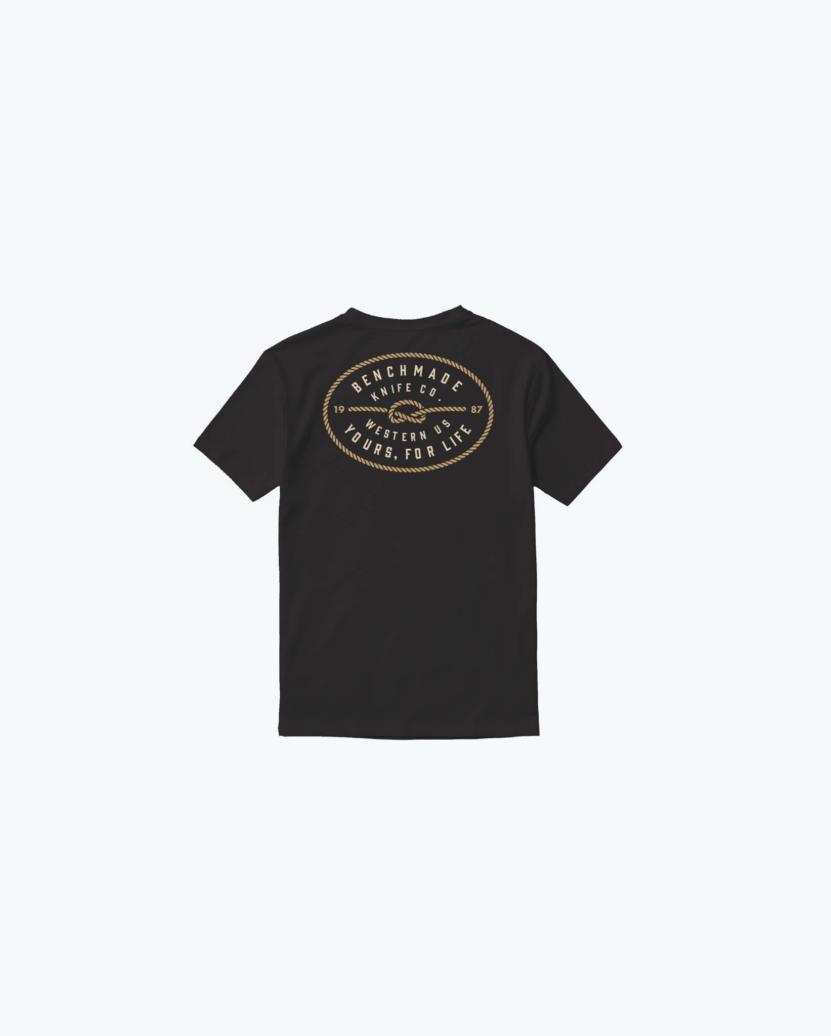 benchmade-knots-ss-t-shirt-schwarz-baumwolle-grafik image 3