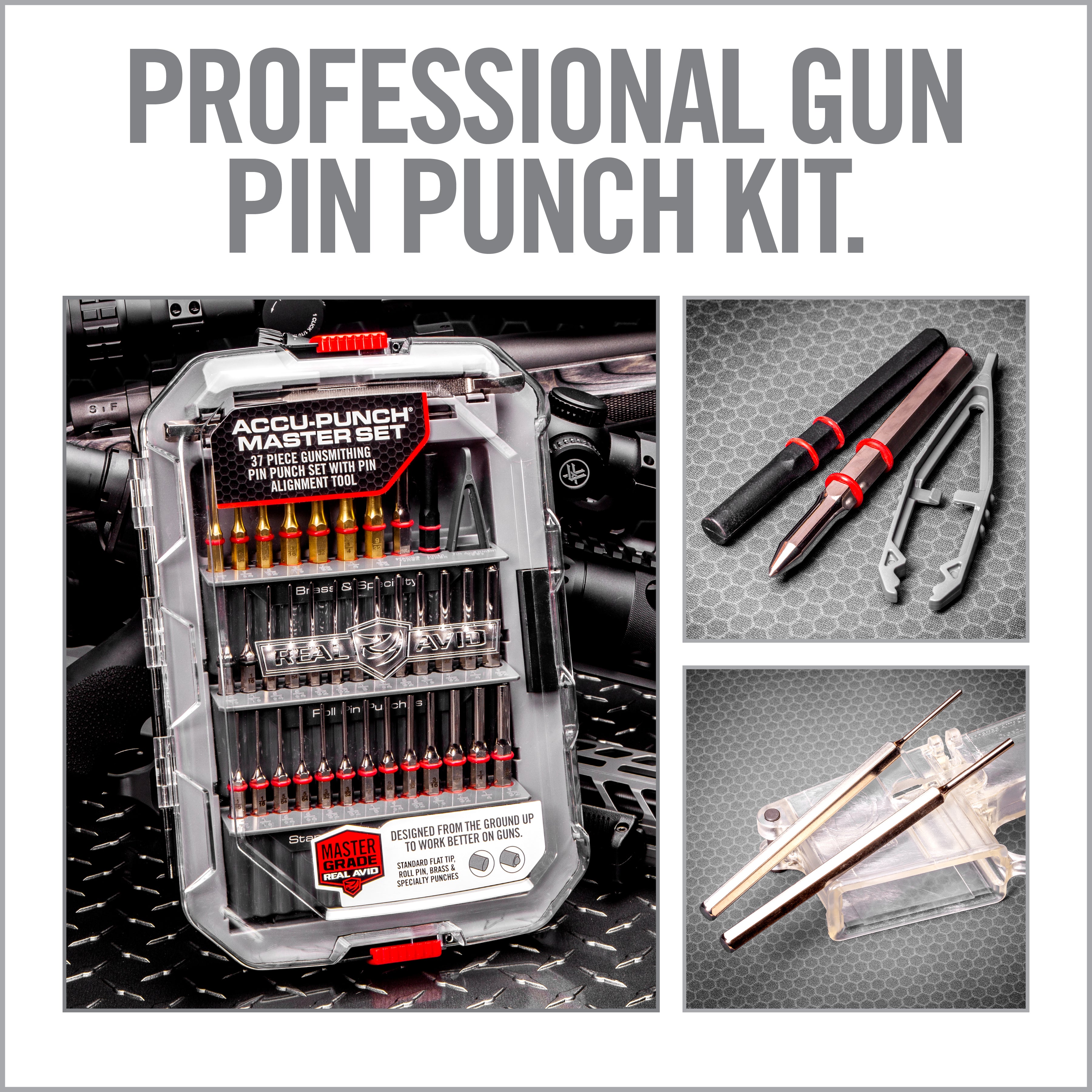 real-avid-accu-punch-master-set-armorer-s-master-hammer image 5