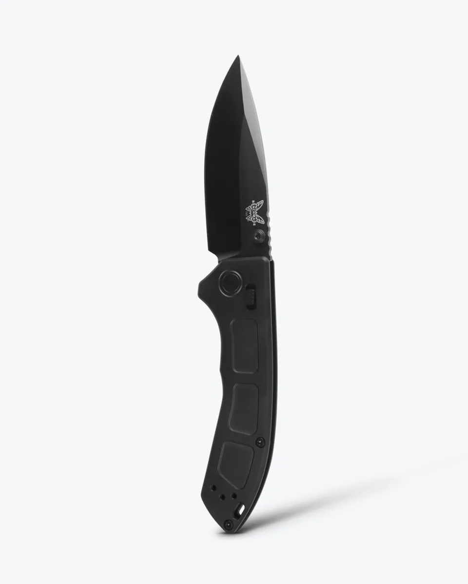 benchmade-mini-narrows-743bk-01-taschenmesser-black-titanium-drop-point-cpm-20cv image 1