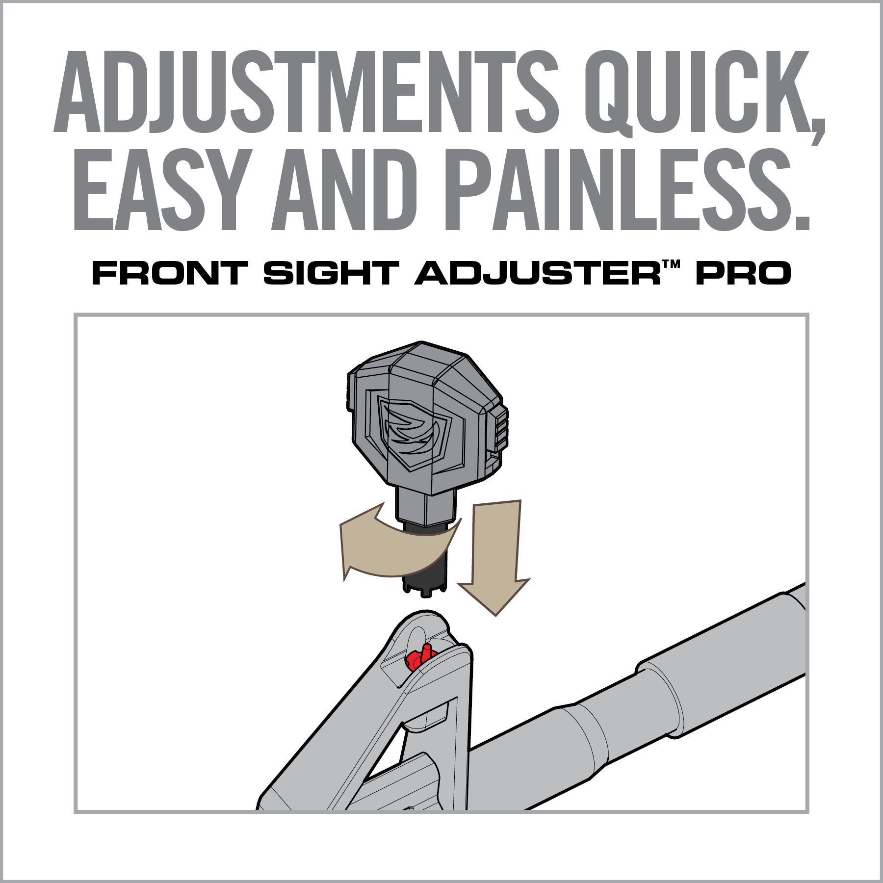 real-avid-front-sight-adjuster-pro-ar-kornversteller image 6