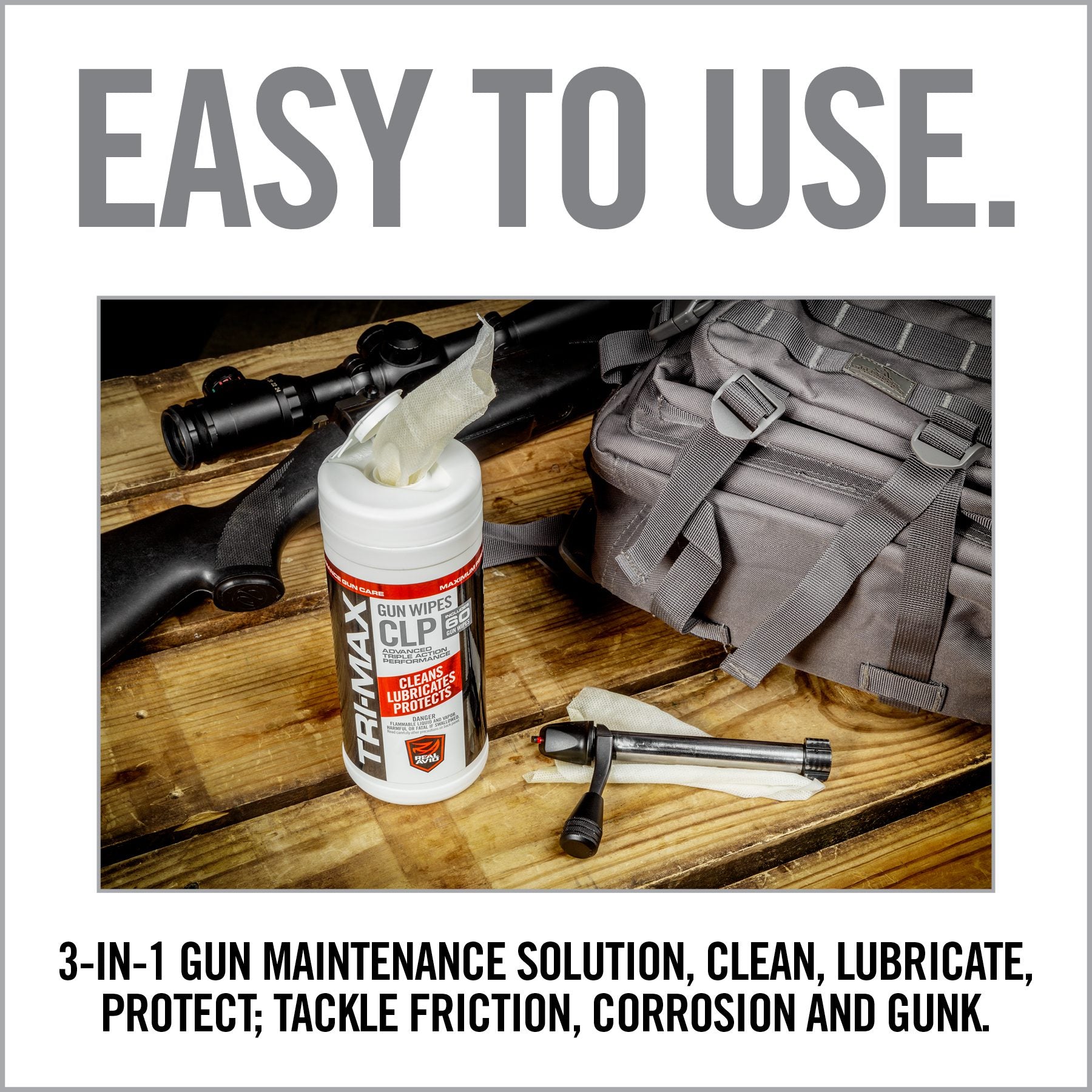 real-avid-tri-max-clp-gun-wipes-waffenpfleget-cher-60er-dose image 6