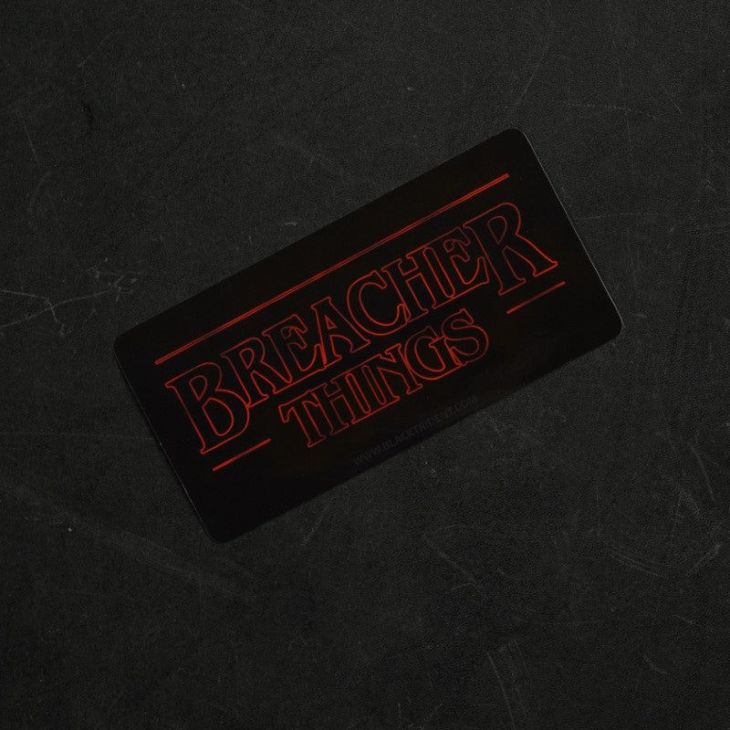black-trident-strange-stickers-aufkleber-set image 3