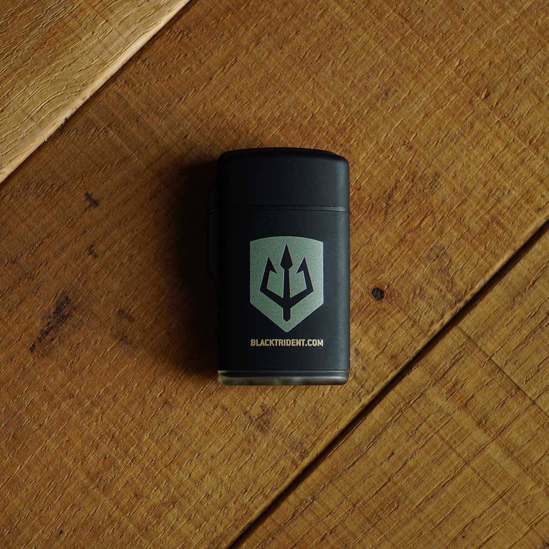 black-trident-signature-lighter-jet-feuerzeug-nachf-llbar image 2