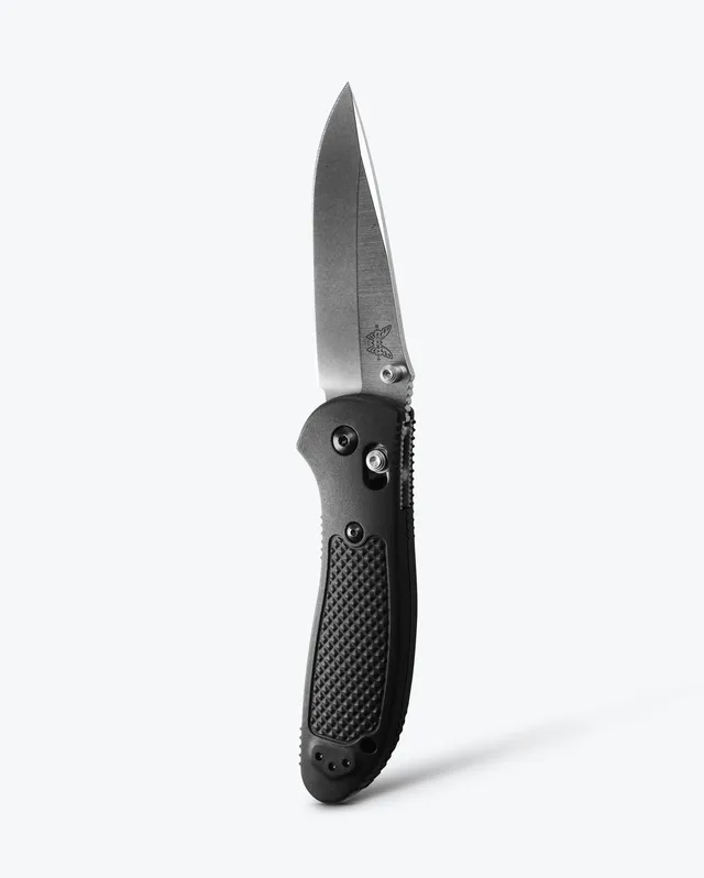 benchmade-griptilian-551-s30v-klappmesser-drop-point-black-grivory image 1