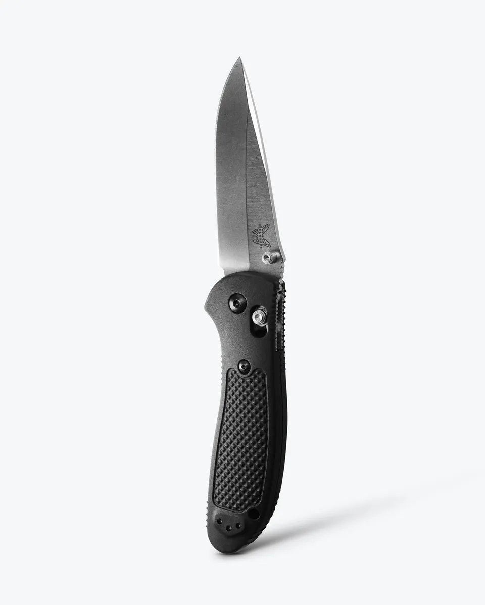 benchmade-griptilian-551-s30v-klappmesser-drop-point-black-grivory image 1