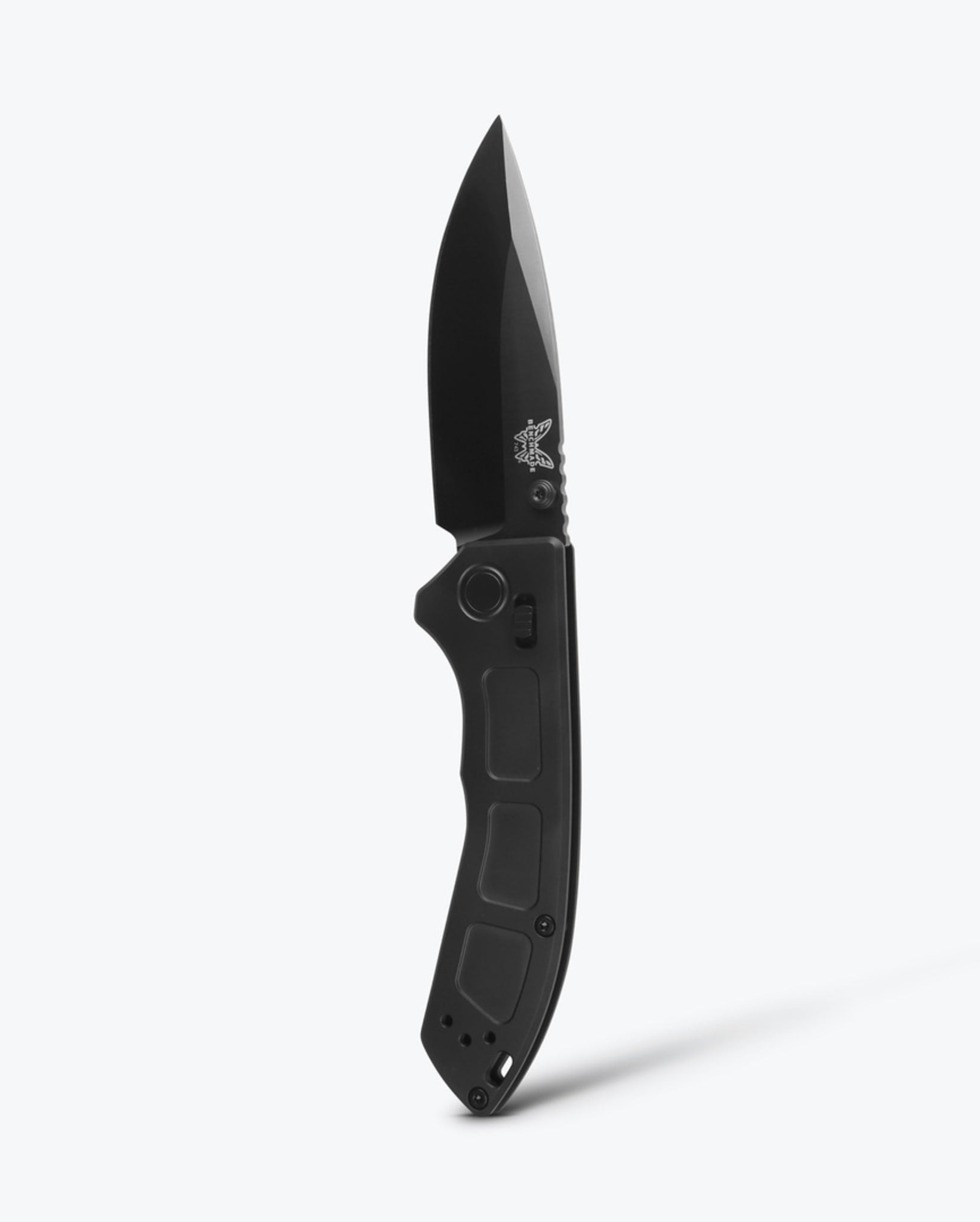 benchmade-mini-narrows-743bk-01-taschenmesser-black-titanium-drop-point-cpm-20cv image 1