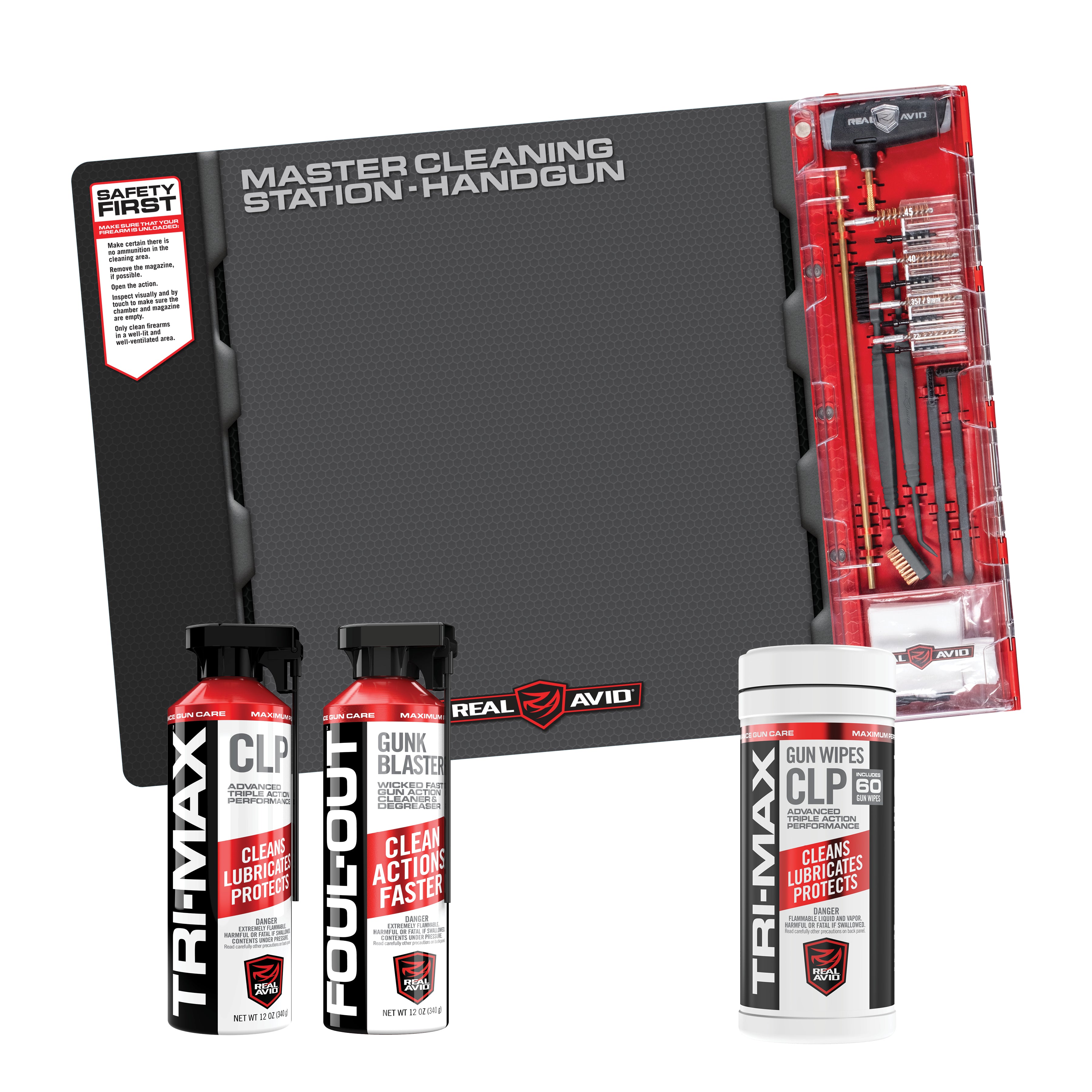 real-avid-master-cleaning-station-handgun-pack-pistolen-reinigungsset image 1