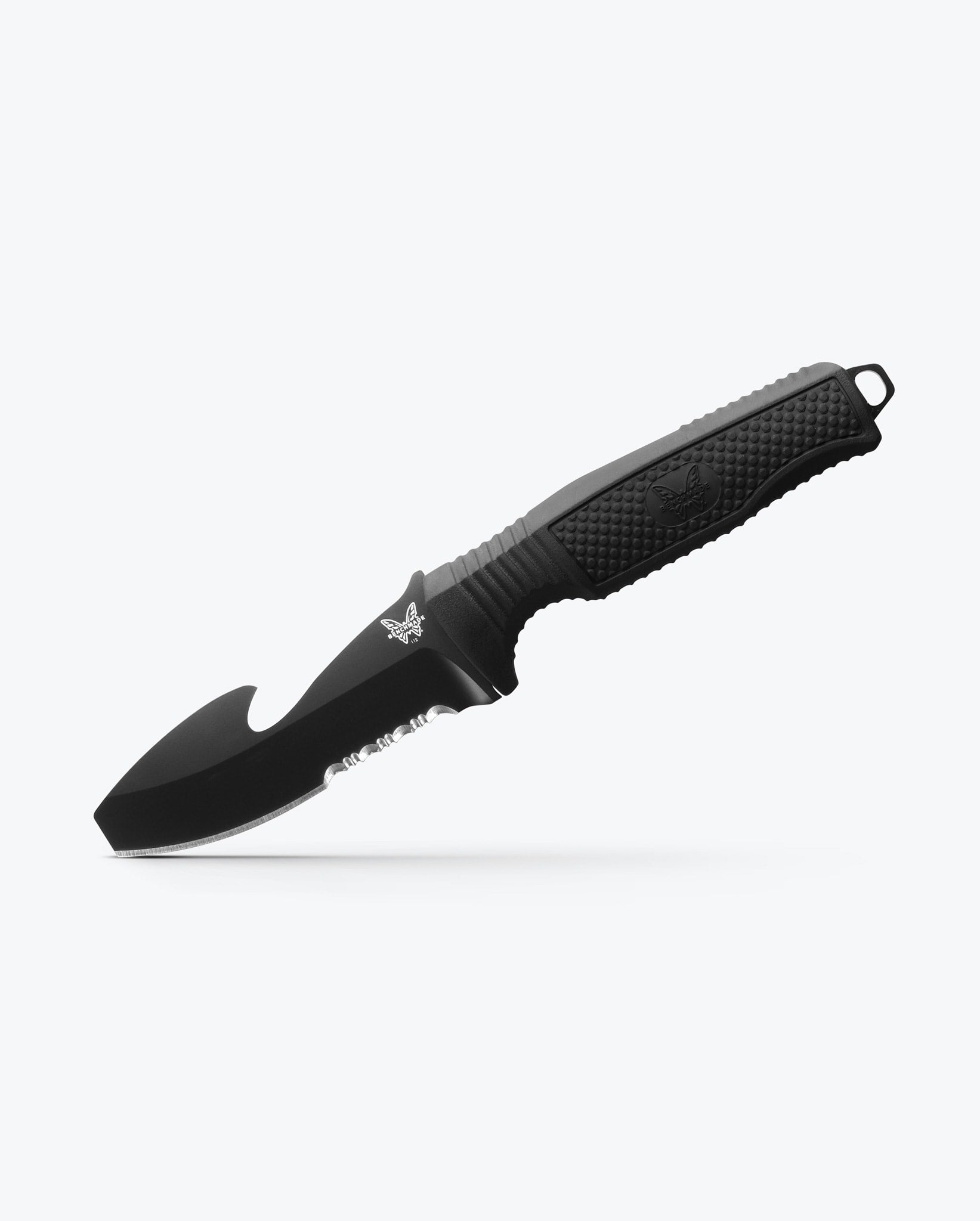 benchmade-h2o-112sbk-blk-fixed-dive-knife-tauchmesser-black-santoprene image 2