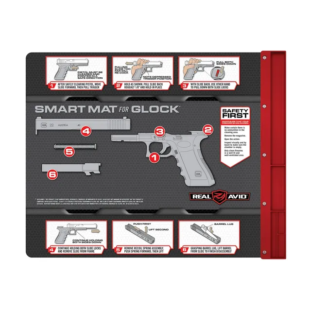 real-avid-smart-mat-for-glock-reinigungsmatte-mit-teile-ablage image 1