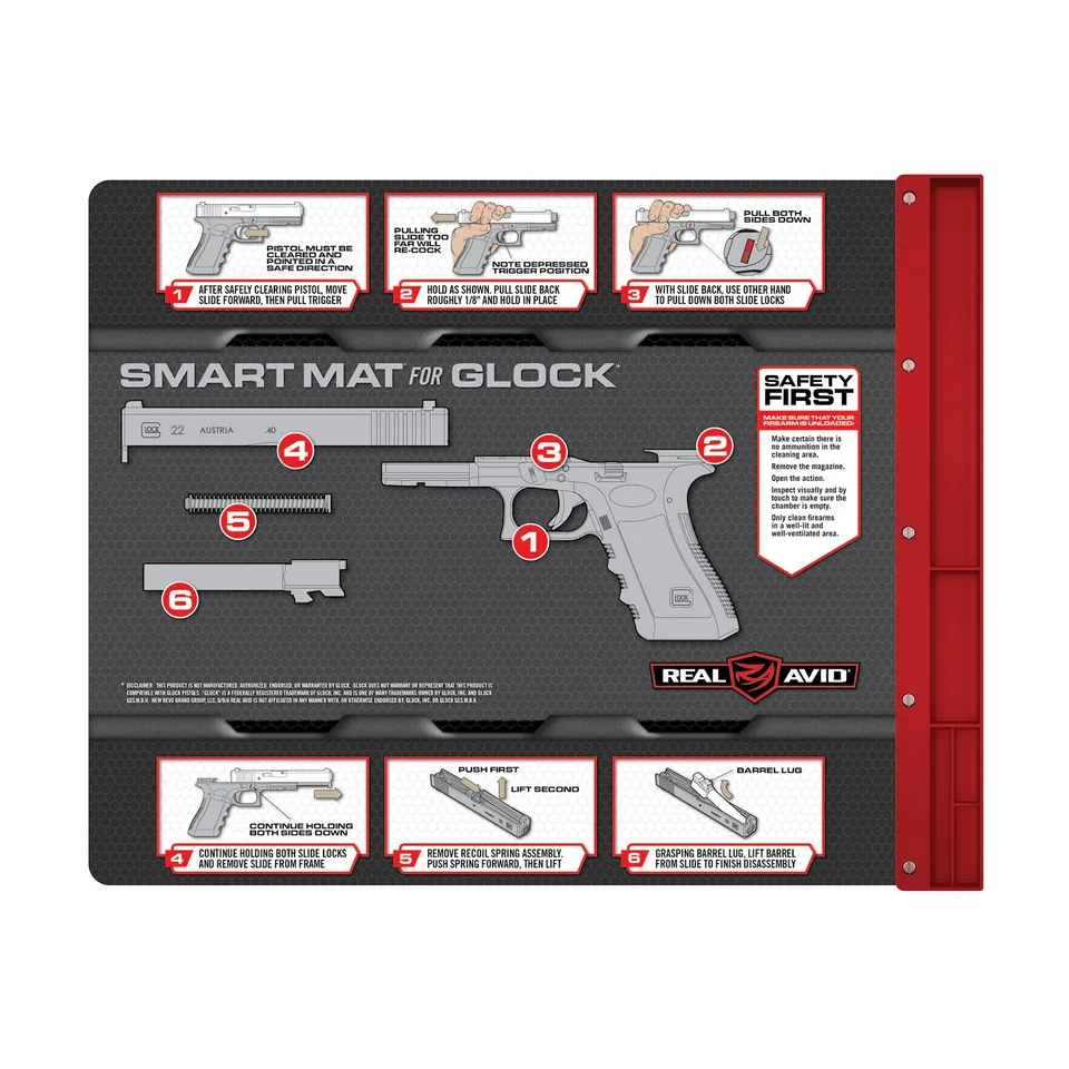 real-avid-smart-mat-for-glock-reinigungsmatte-mit-teile-ablage image 1