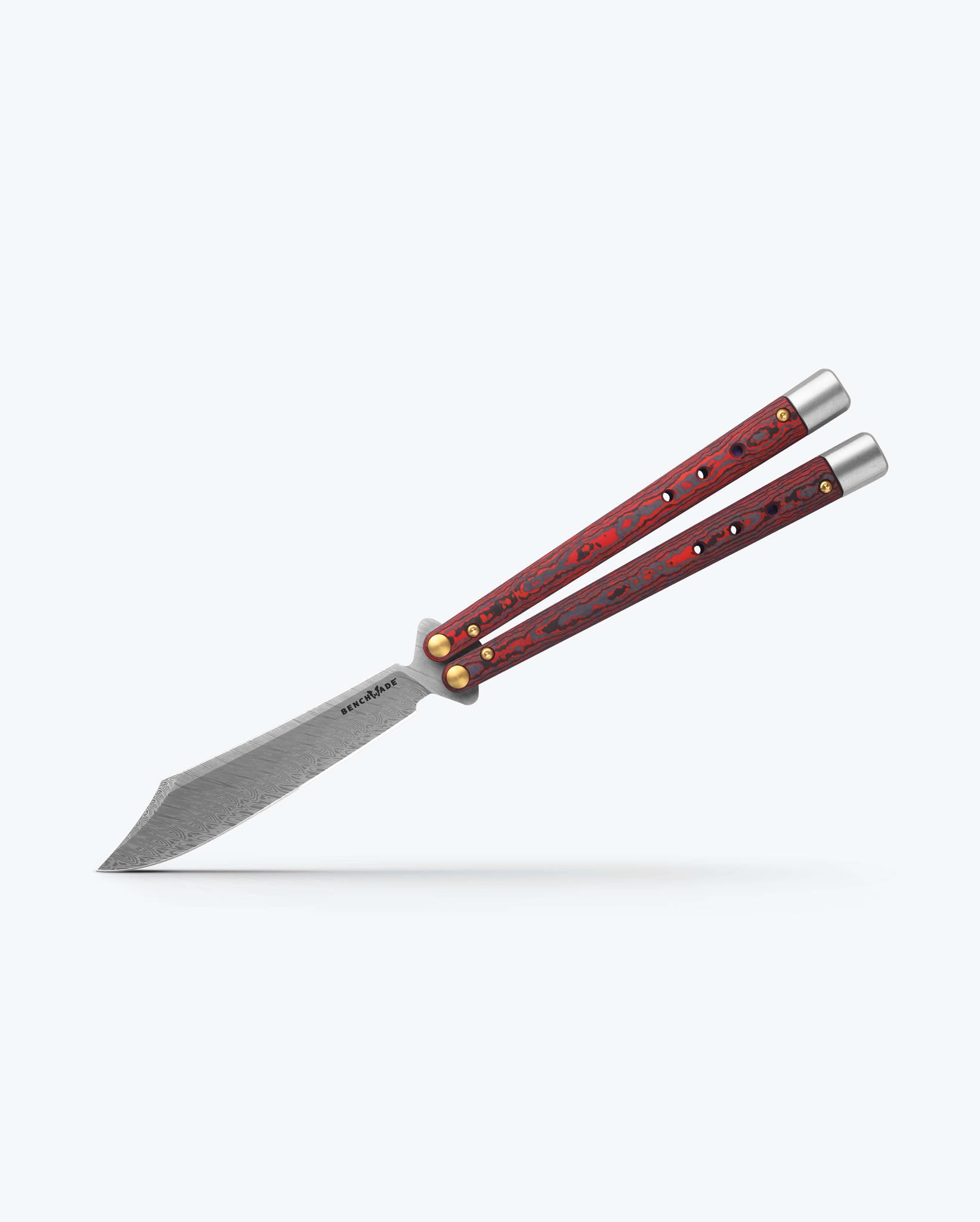 benchmade-necron-99-241-gold-class-bali-song-damasteel-lava-flow-red image 2