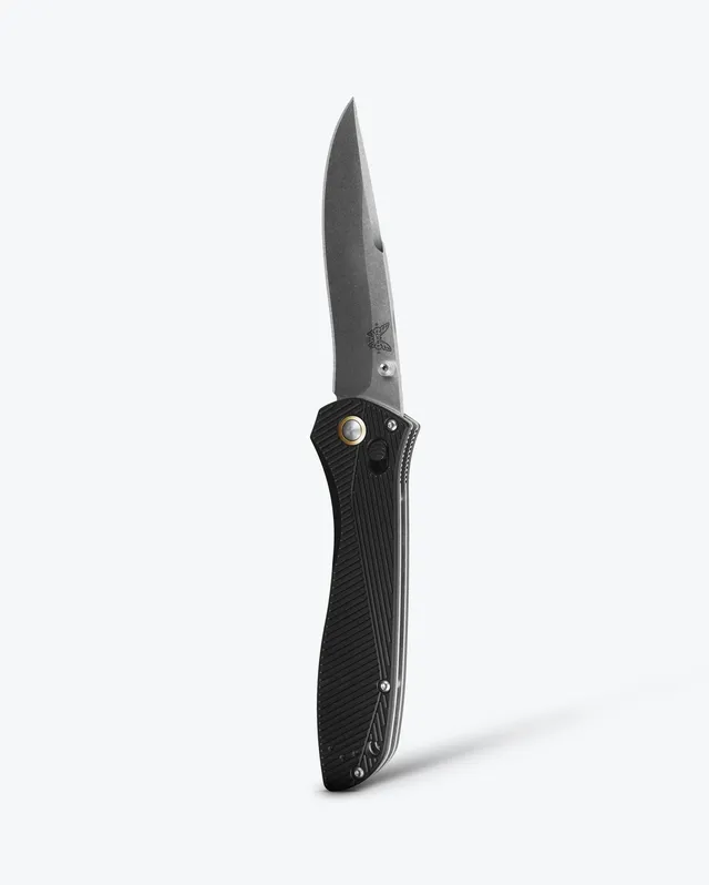 benchmade-710-25-seven-ten-black-aluminum-recurve-m390 image 1