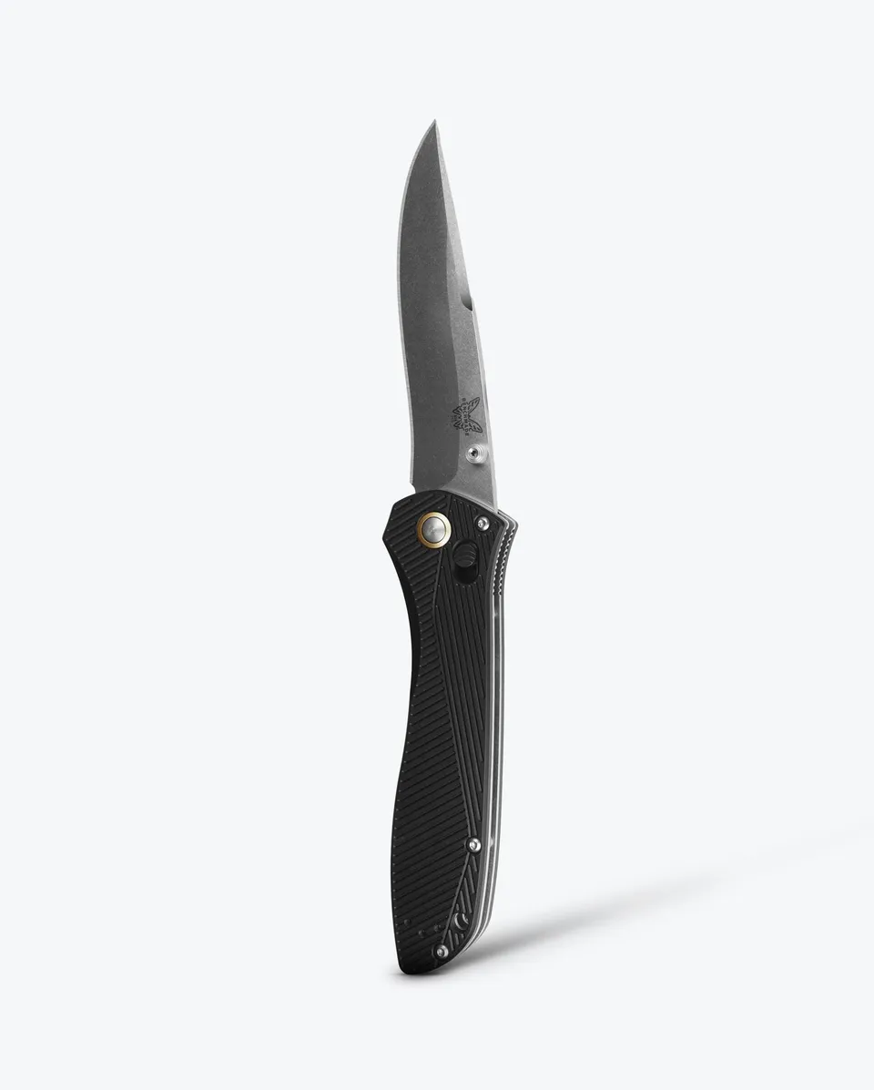 benchmade-710-25-seven-ten-black-aluminum-recurve-m390 image 1