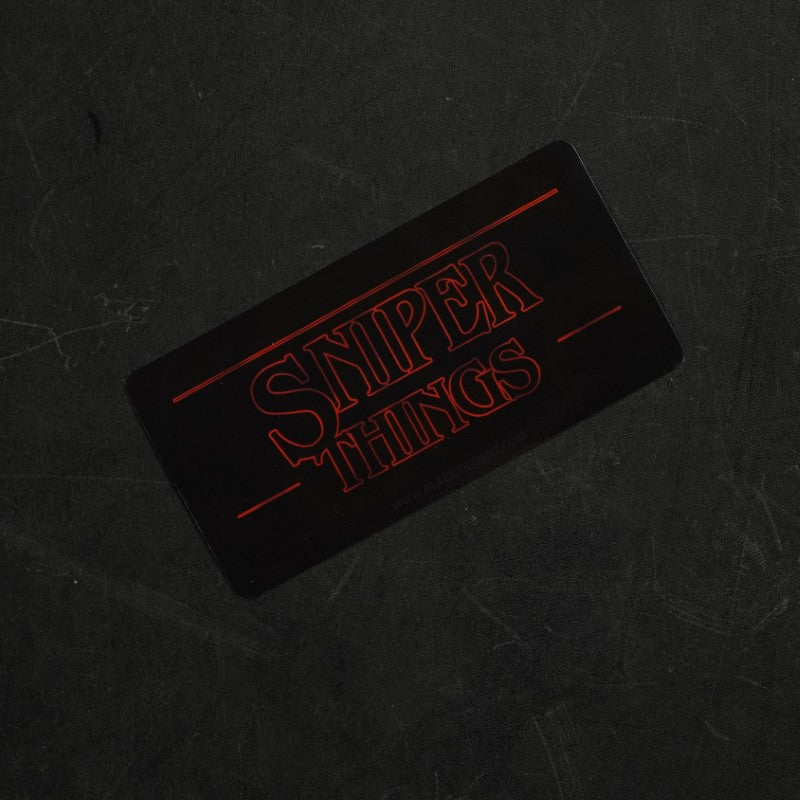 black-trident-strange-stickers-aufkleber-set image 6