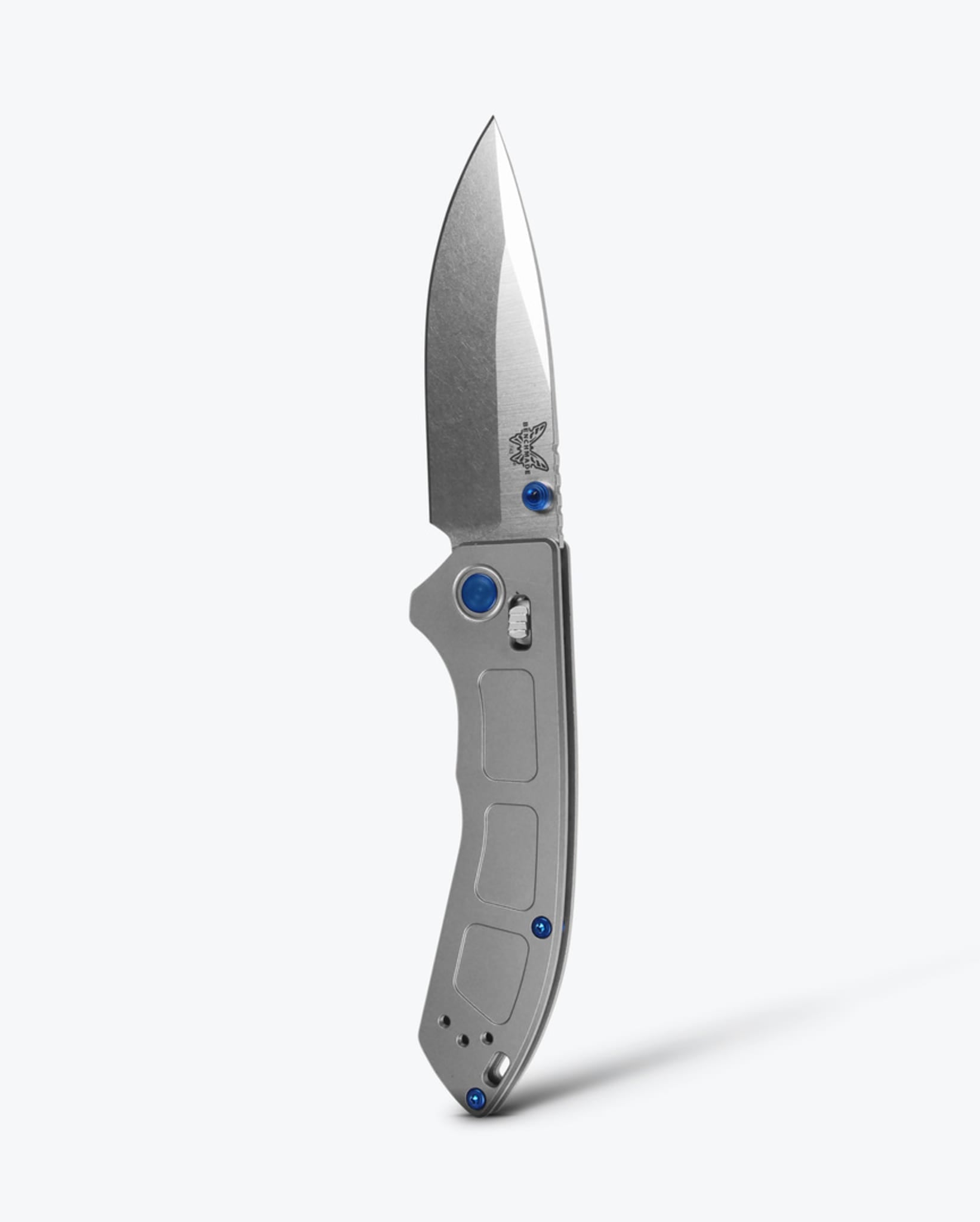 benchmade-mini-narrows-743-titan-edc-klappmesser-drop-point image 1