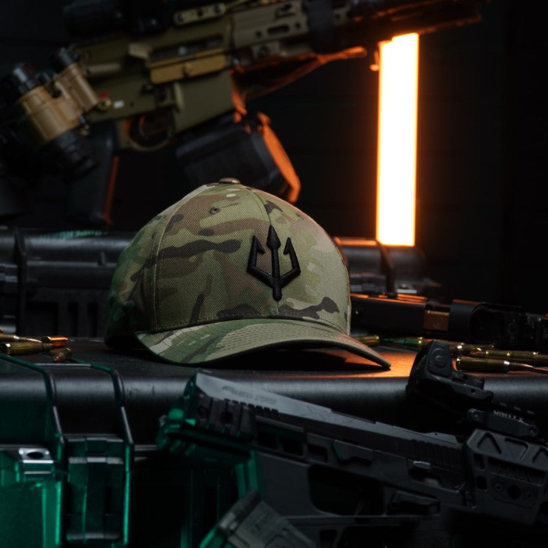 black-trident-team-cap-flexfit-kappe-black-multicam image 8