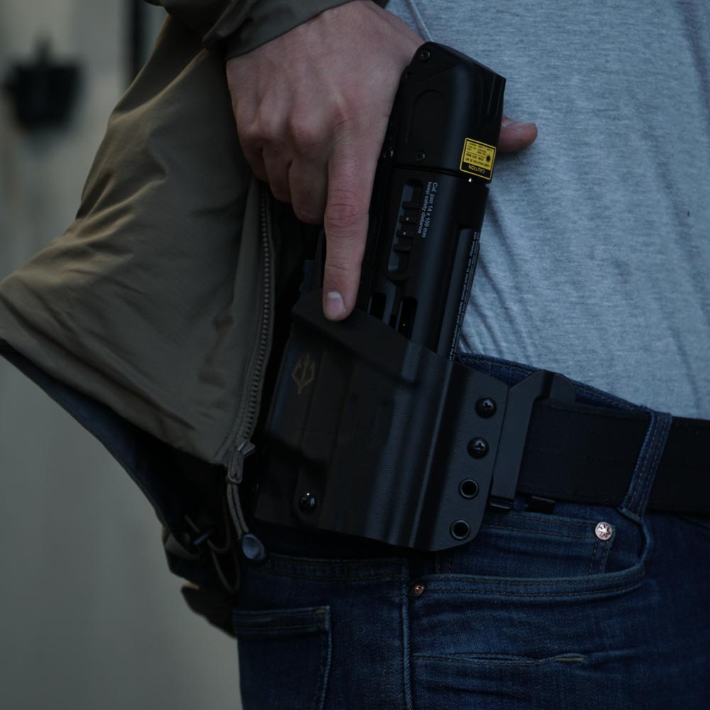 black-trident-raven-jpx-law-enforcement-kydex-holster-piexon-jpx image 2