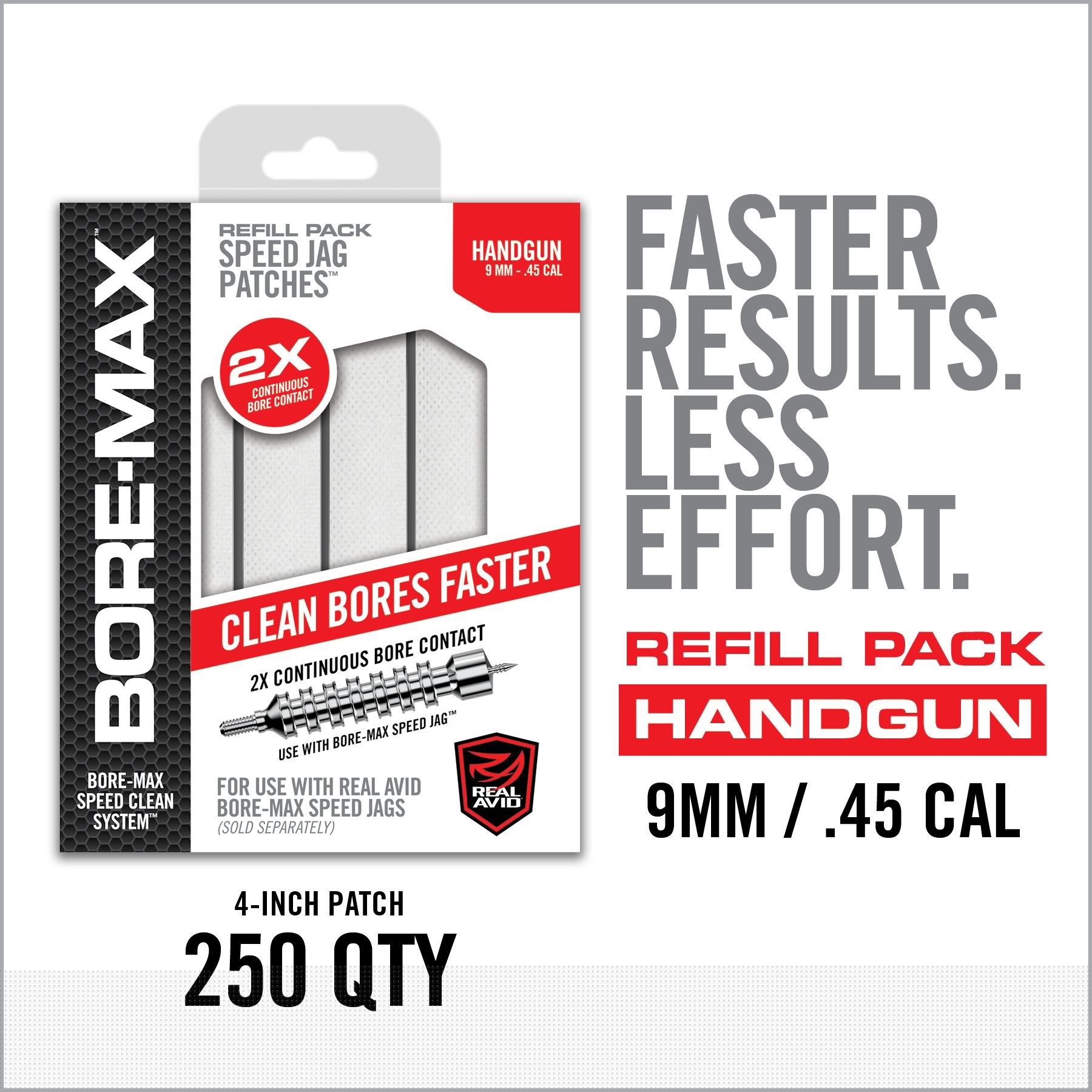 real-avid-bore-max-speed-jag-patches-refill-laufreinigungspatches image 2