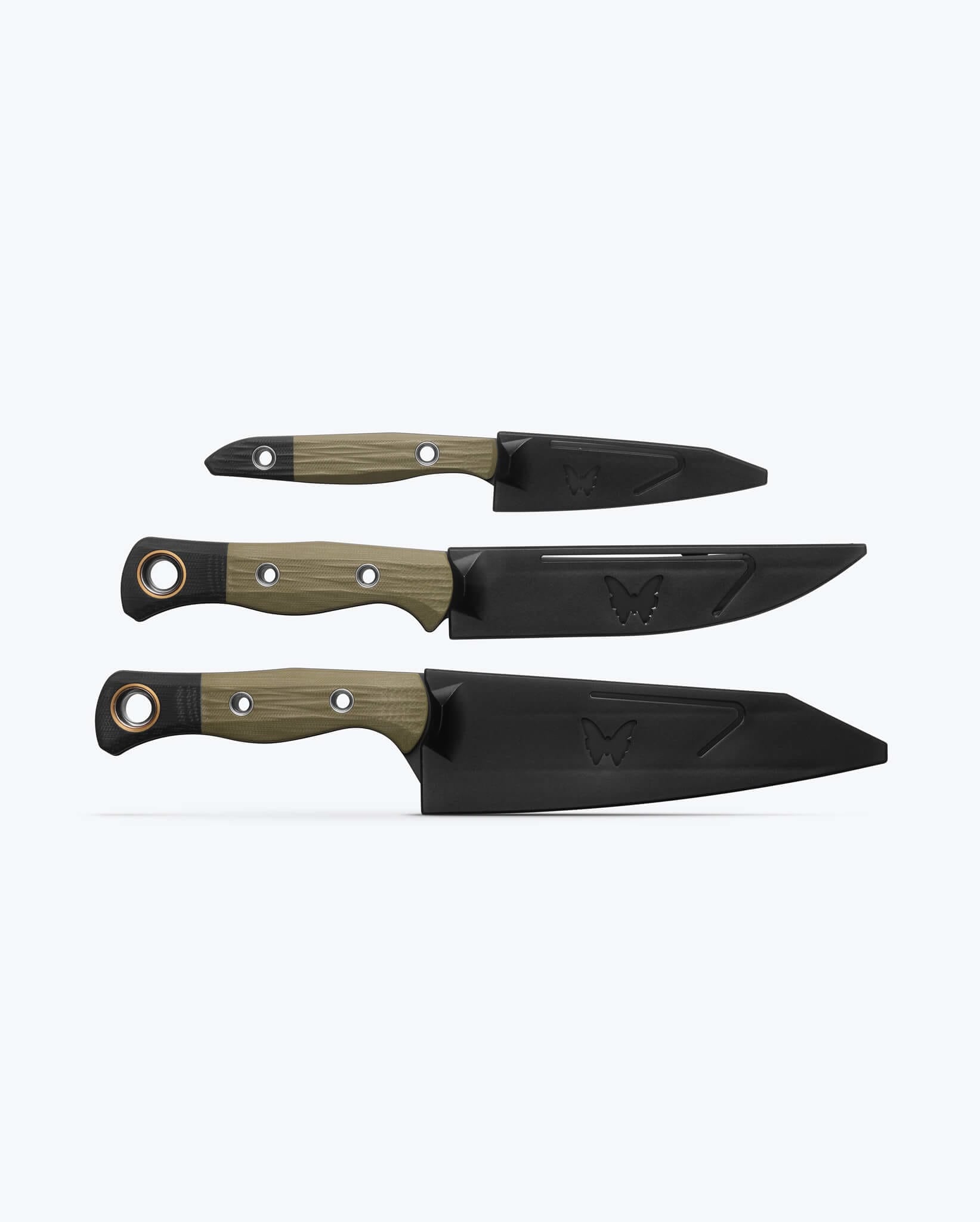 benchmade-3-teiliges-k-chenmesser-set-4005bk-01-od-green-g10-cpm-154 image 3