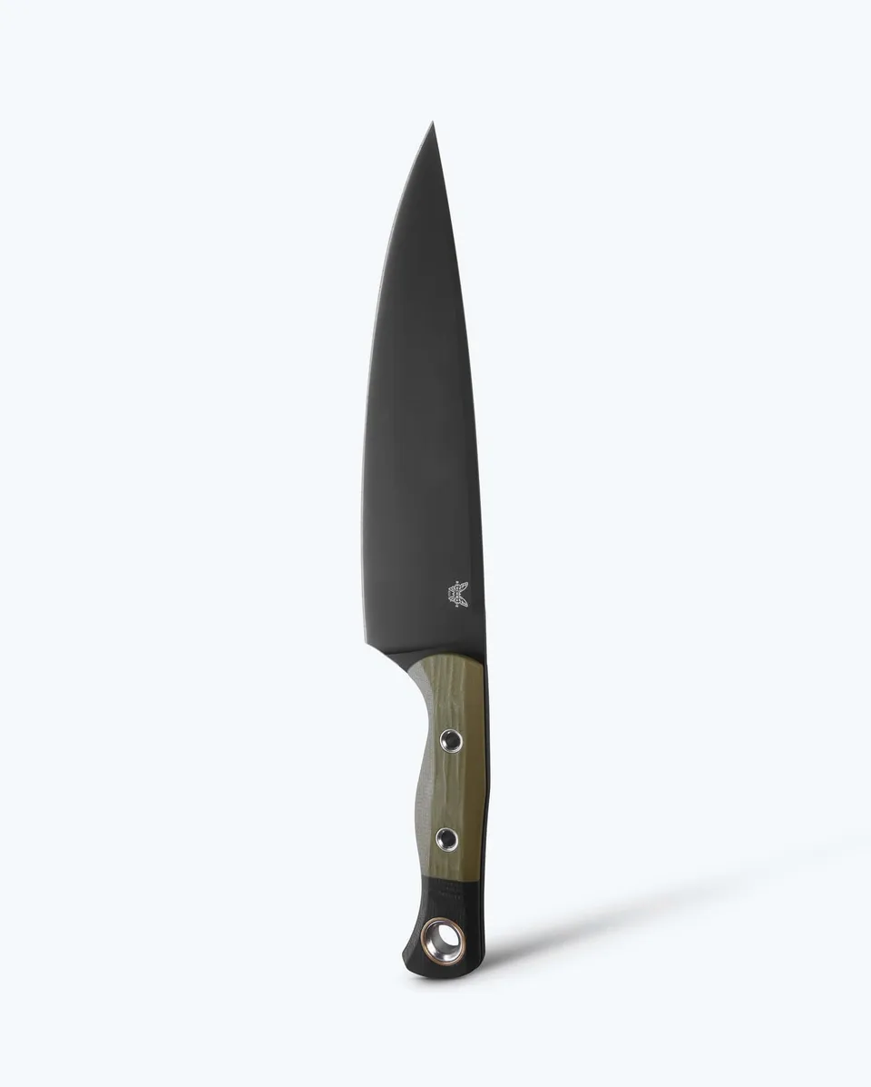 benchmade-chef-knife-4025bk-01-od-green-g10-kochmesser image 1