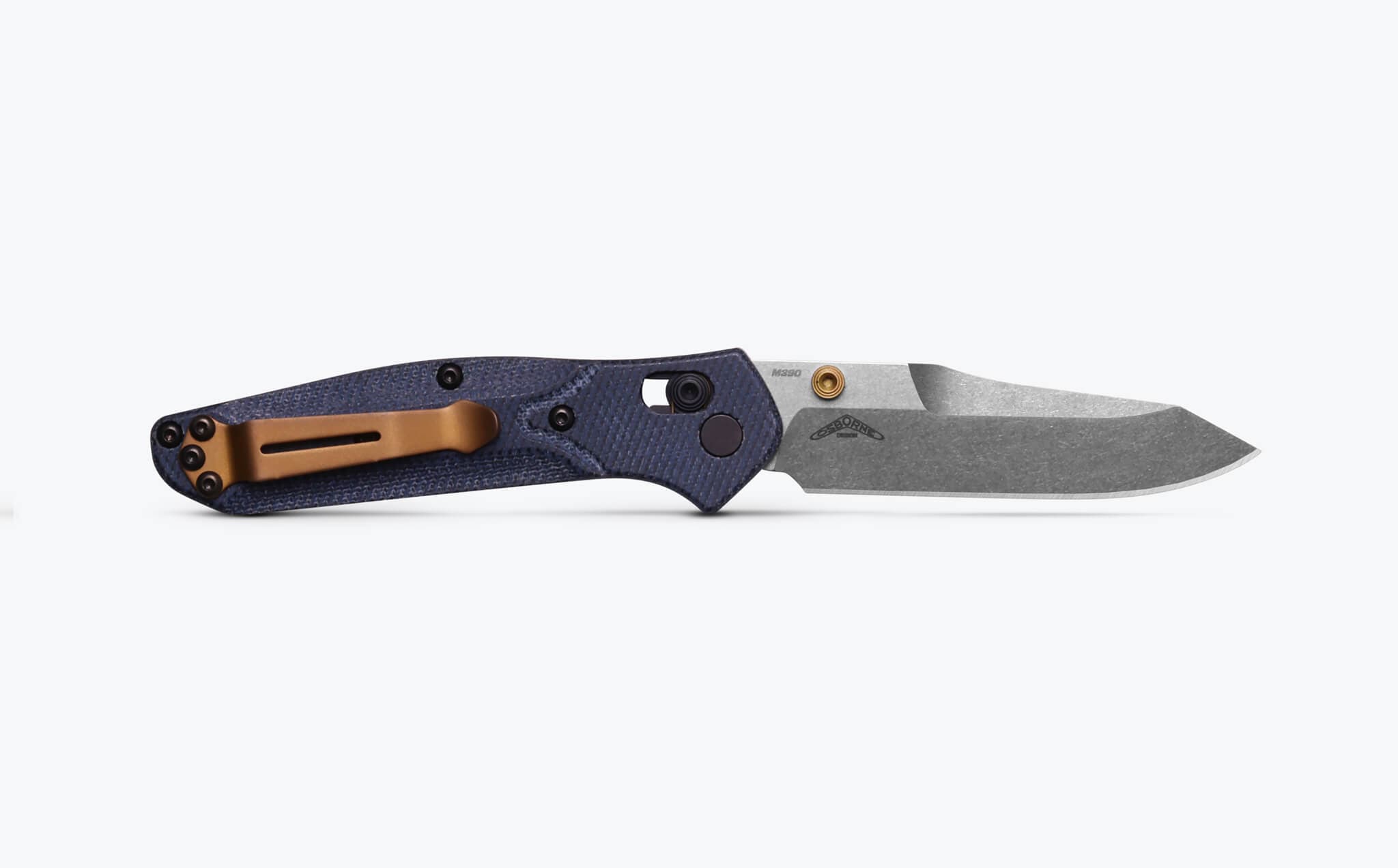benchmade-945-04-mini-osborne-denim-micarta-reverse-tanto-m390 image 4