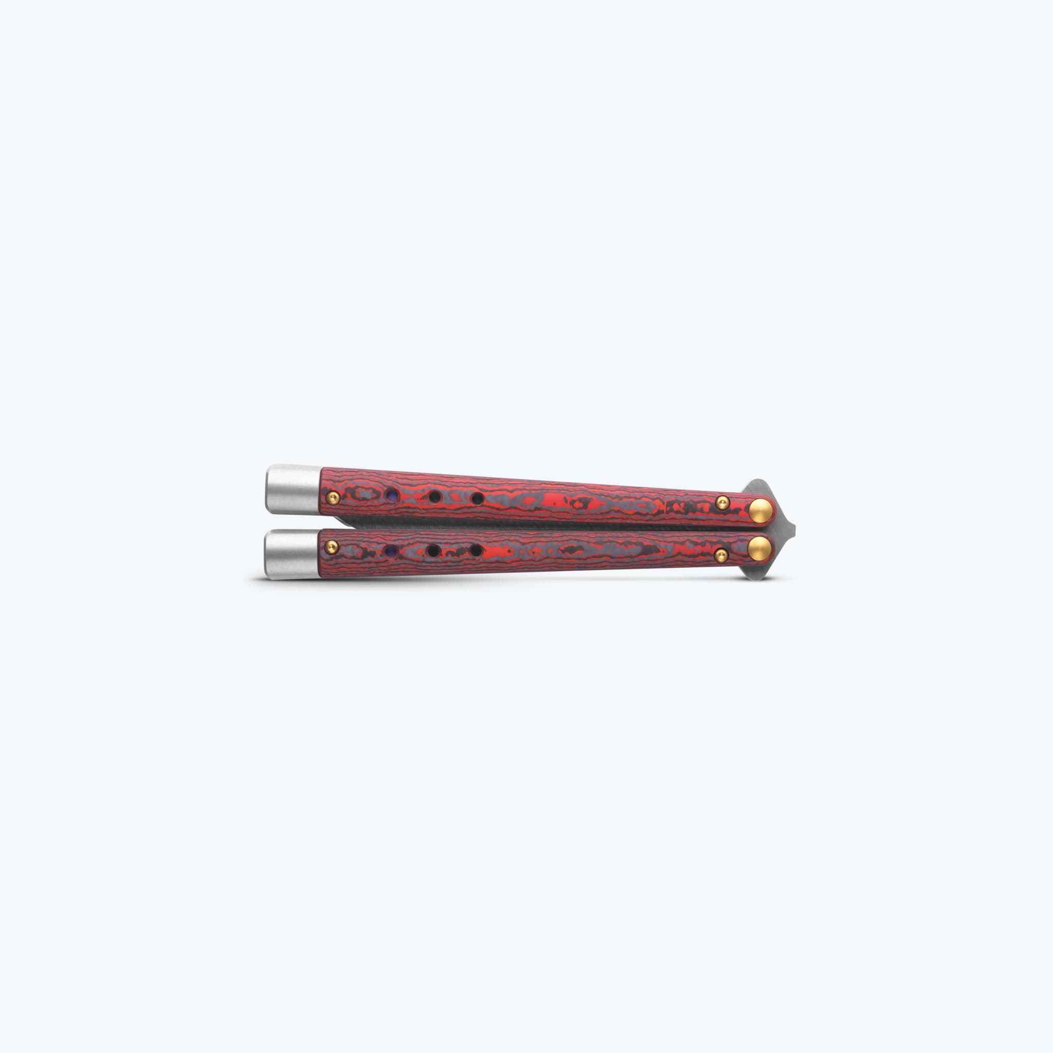 benchmade-necron-99-241-gold-class-bali-song-damasteel-lava-flow-red image 3