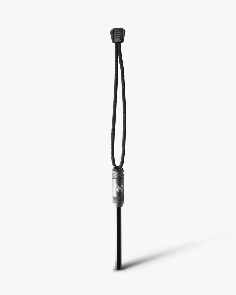 benchmade-ferro-rod-50024-gray-feuerstarter-mit-shock-cord-lanyard image 1