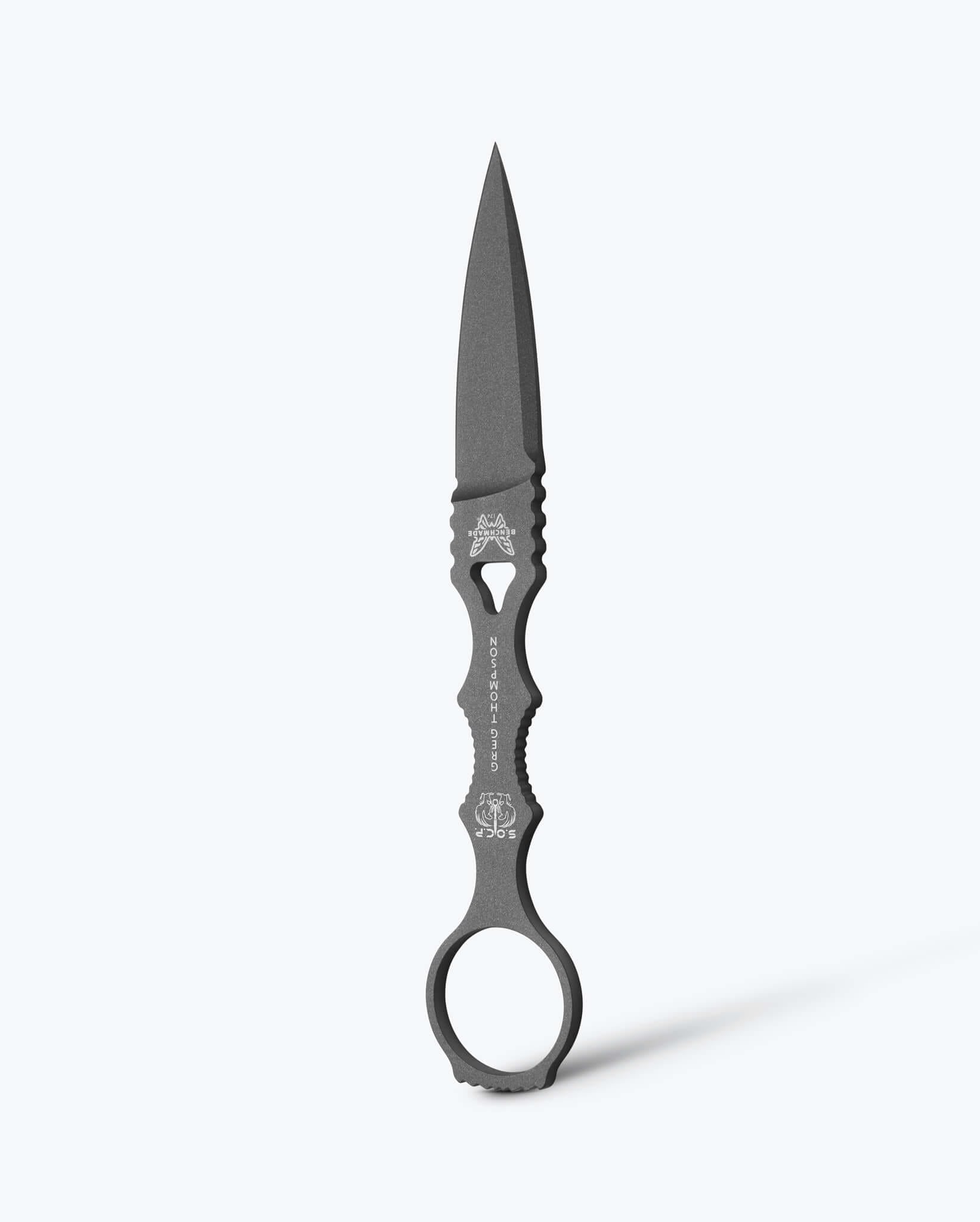 benchmade-socp-dagger-174gy-single-edge-mit-black-sheath image 1