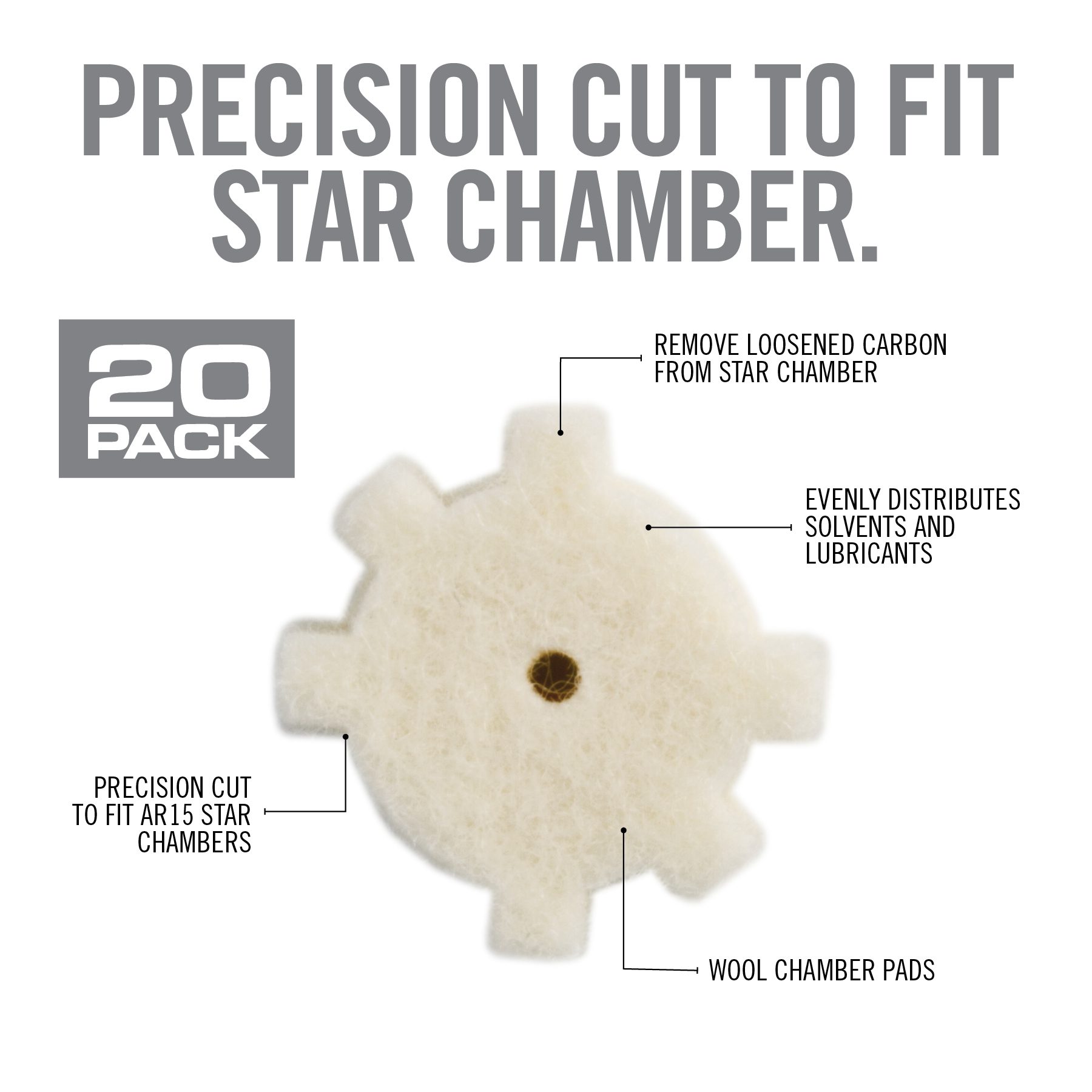 real-avid-ar15-star-chamber-cleaning-pads-20er-pack image 2