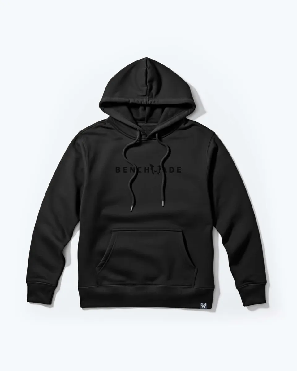 benchmade-heavy-blackout-pullover-hoodie-schwarz image 1