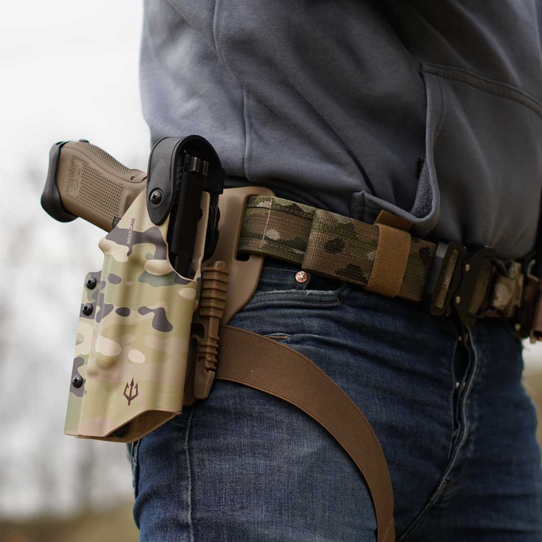 black-trident-thor-duty-level-2-holster-owb-full-size image 2