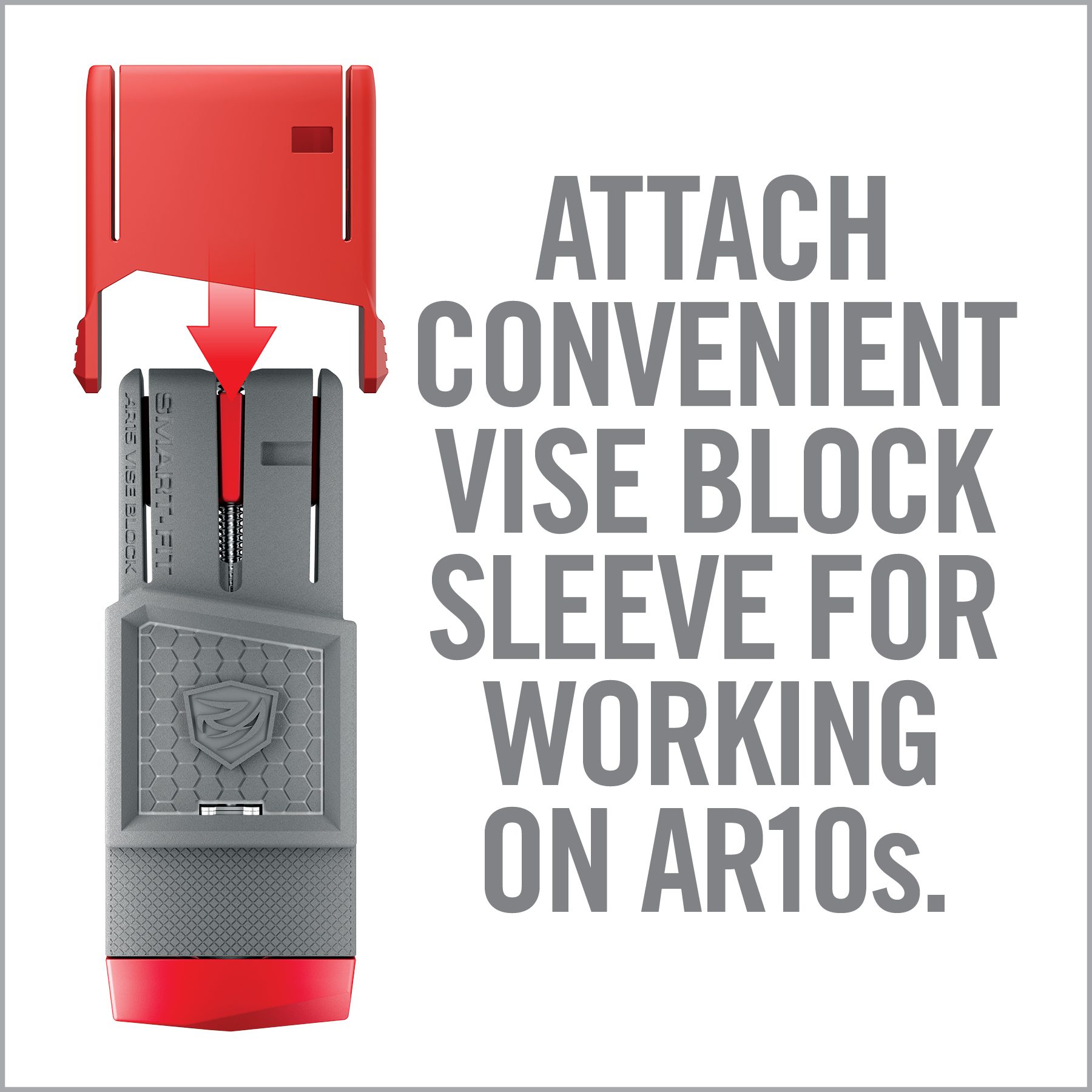 real-avid-smart-fit-ar15-vise-block-mit-h-lse-f-r-ar10-unterer-systemkasten-halt image 4