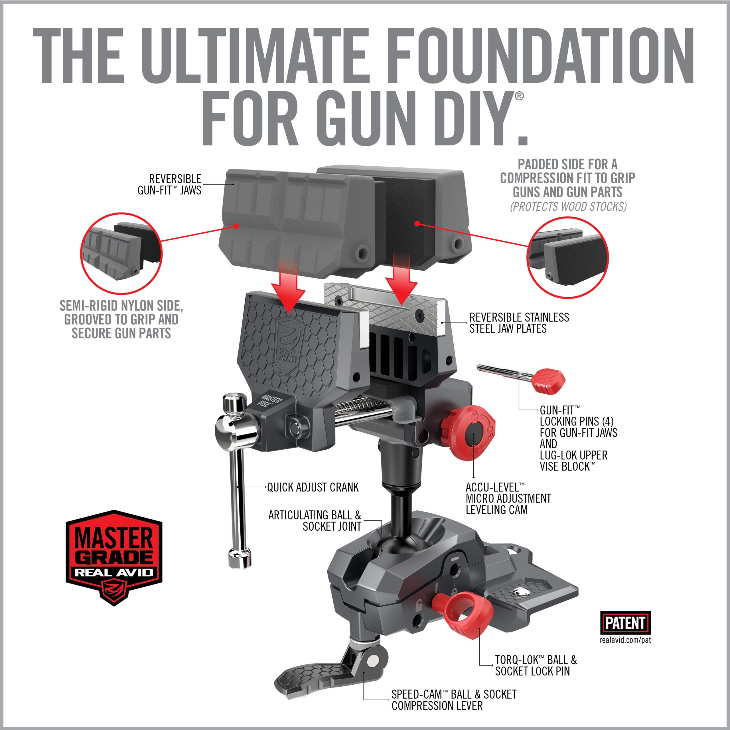 real-avid-master-gun-vise-collection-f-r-ar15-schraubstock-set image 3