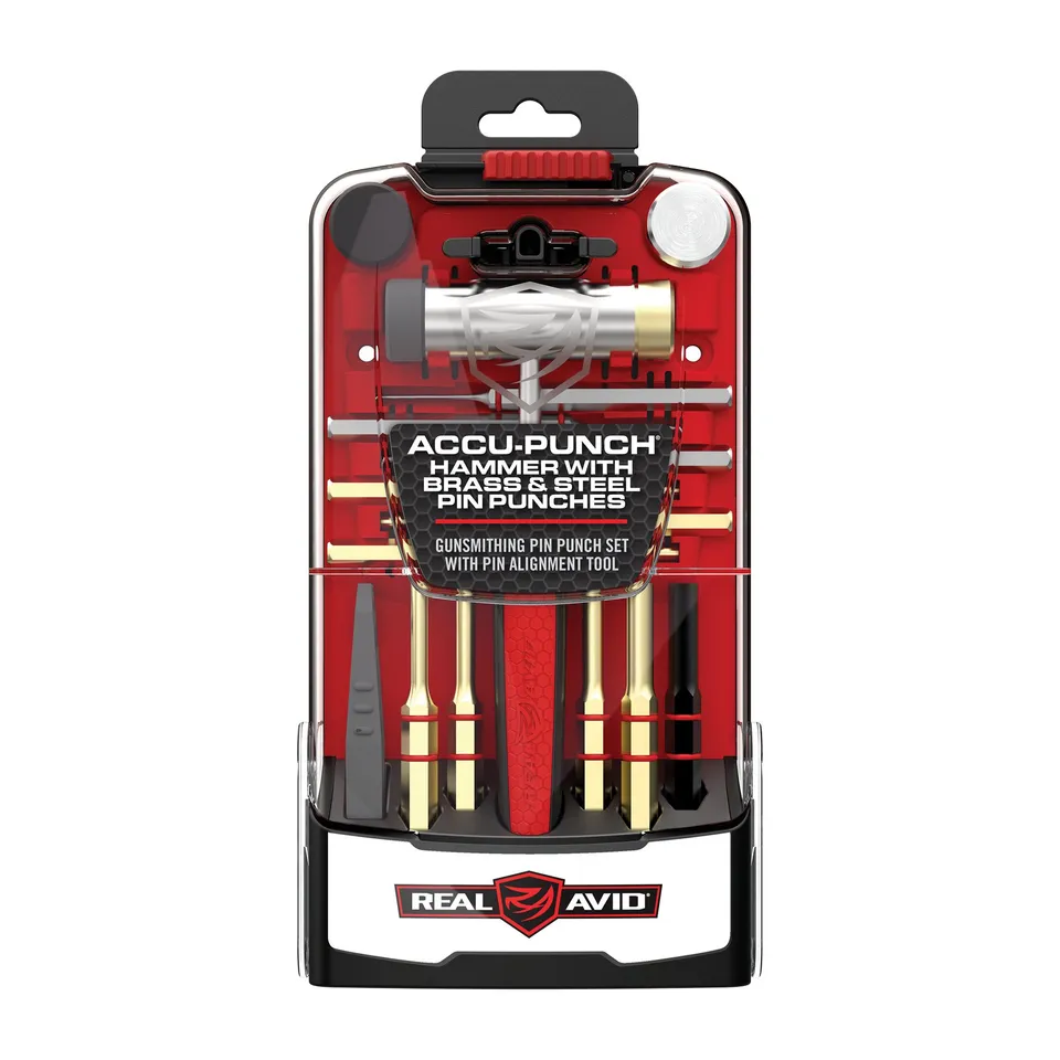 real-avid-accu-punch-hammer-set-messing-stahl image 1