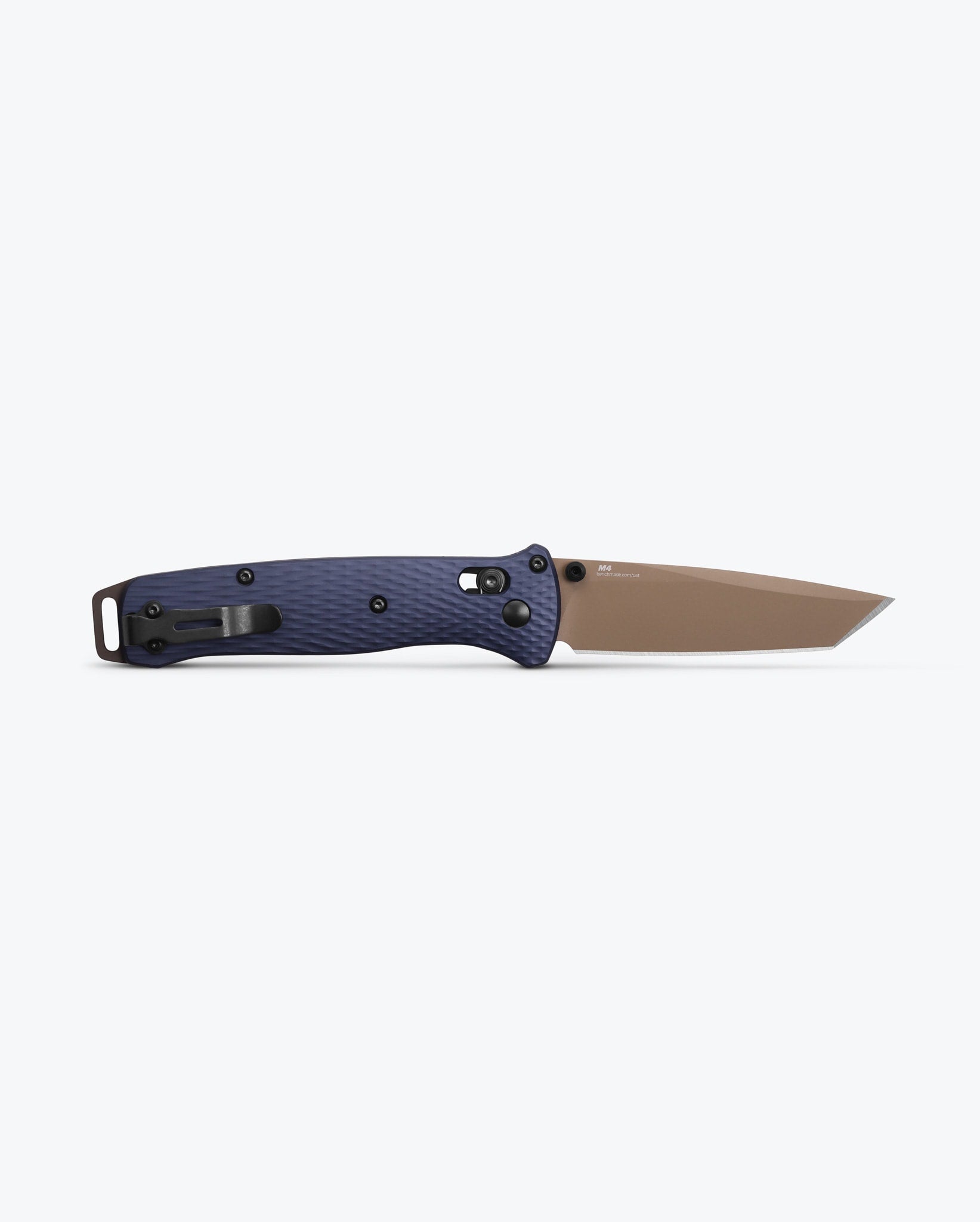 benchmade-bailout-537fe-02-klappmesser-crater-blue-aluminium-tanto-cpm-m4 image 4