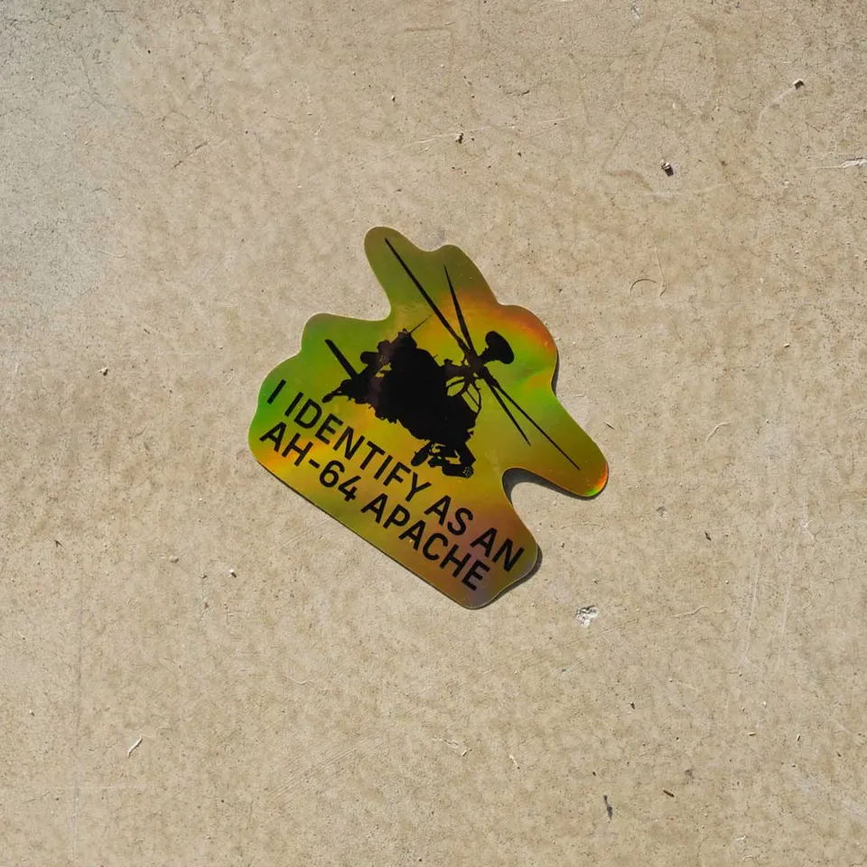 black-trident-inclusive-sticker image 1