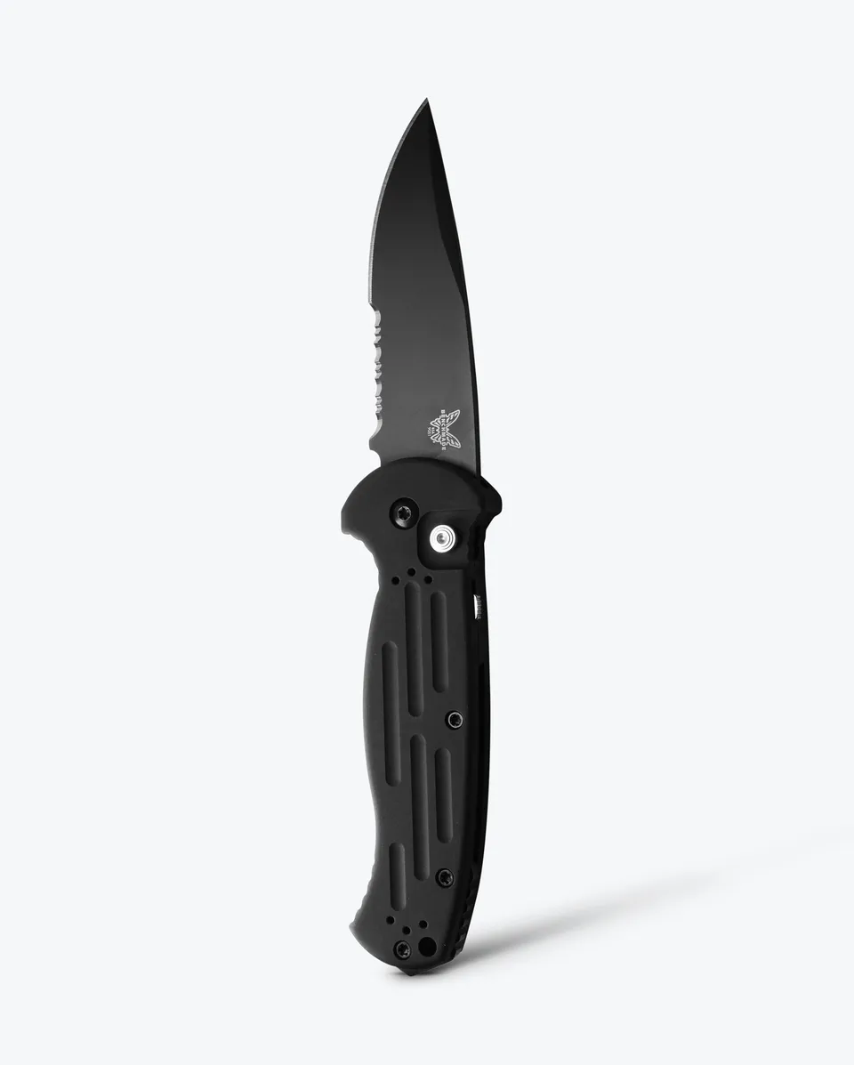 benchmade-afo-ii-9051sbk-automatikmesser-schwarz-aluminium image 1