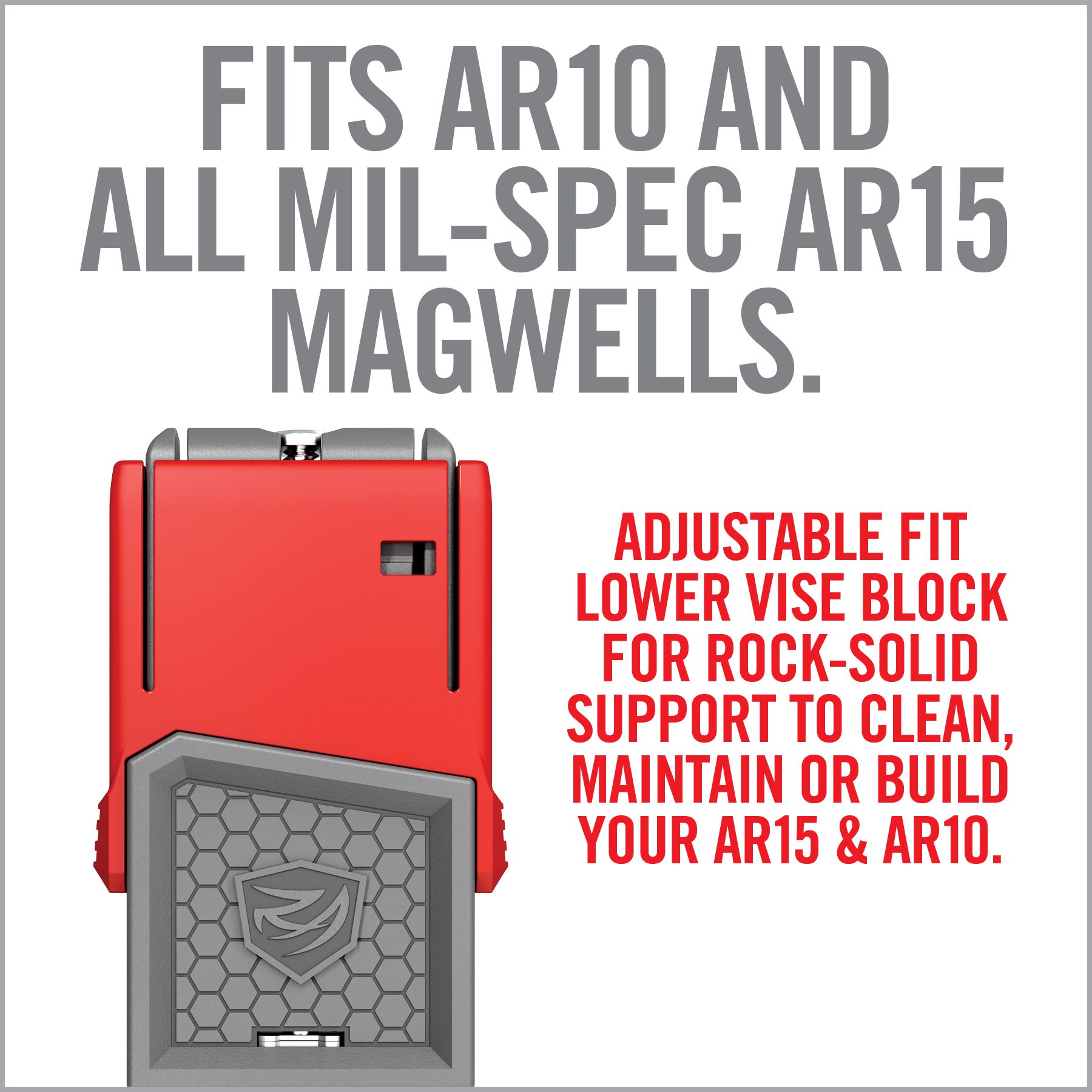 real-avid-smart-fit-ar15-vise-block-mit-h-lse-f-r-ar10-unterer-systemkasten-halt image 2