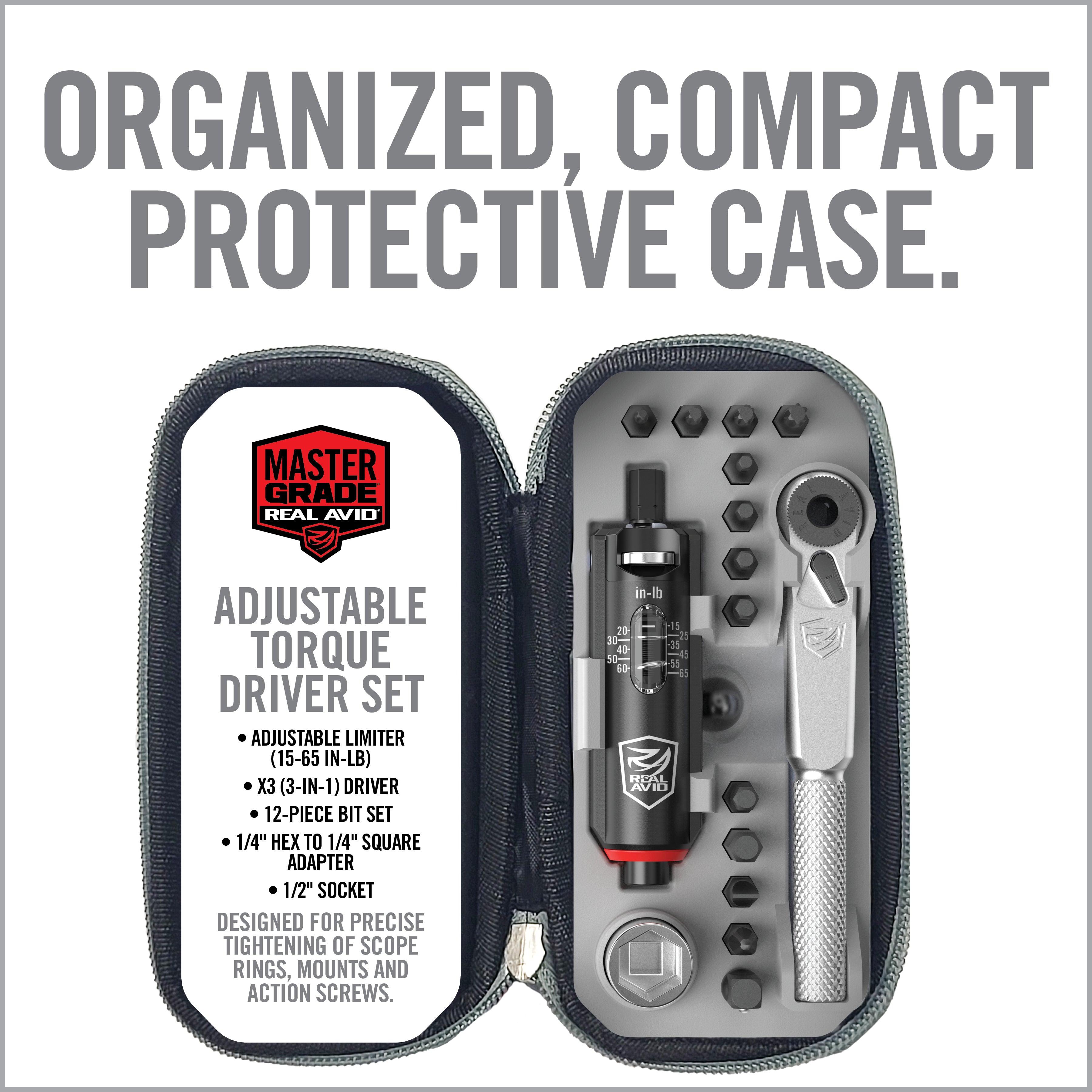 real-avid-smart-torq-adjustable-limiter-x3-driver-kit-drehmoment-set-15-65-in-lb image 3