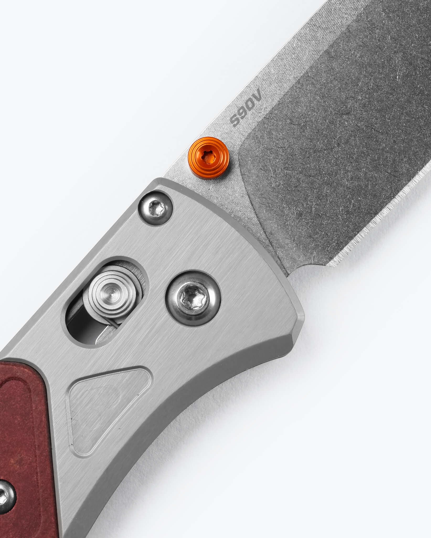 benchmade-bugout-535-09-gray-redstone-aluminum-richlite-taschenmesser-drop-point image 5