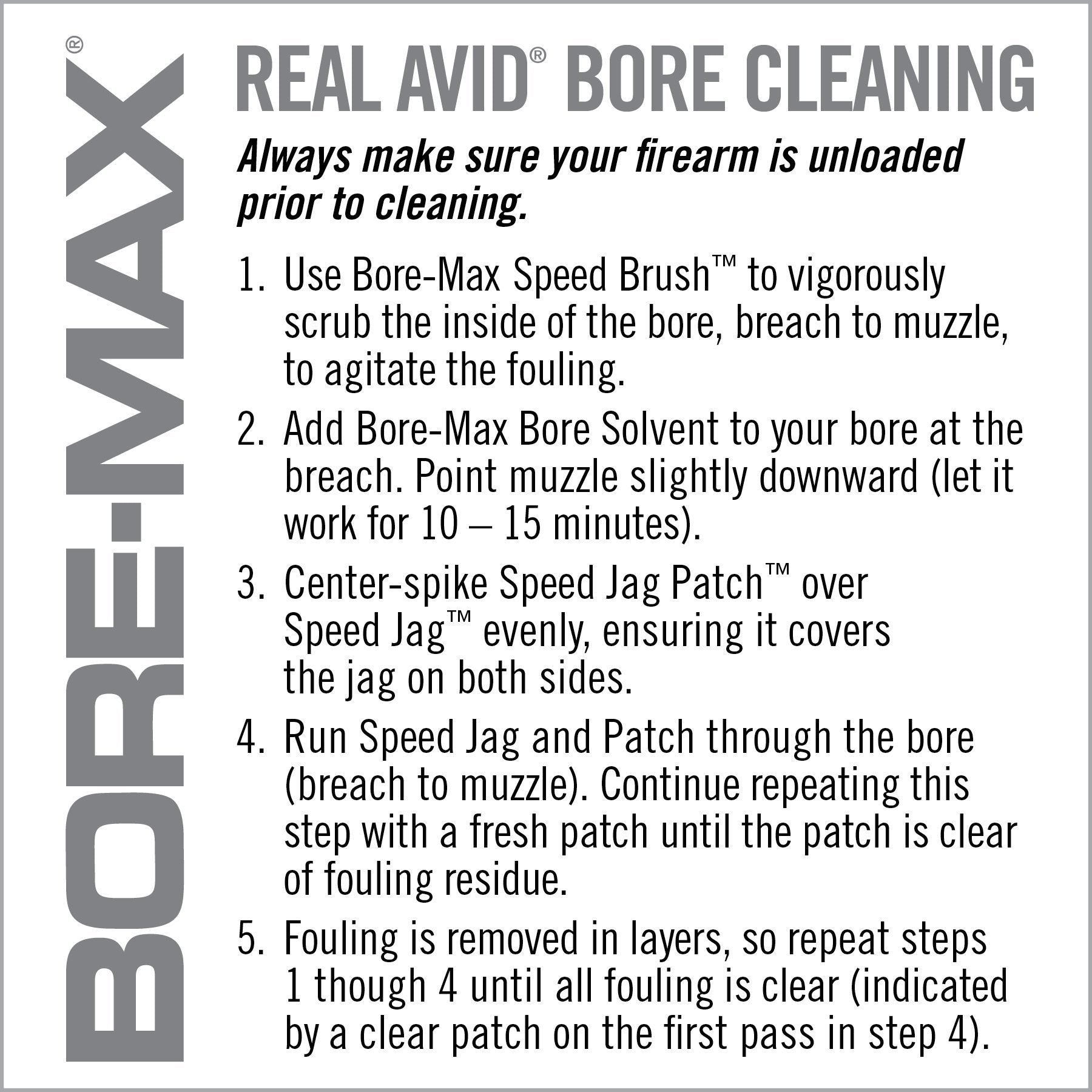 real-avid-bore-max-speed-jags-patches-multi-cal-pack-laufreinigungsset image 4