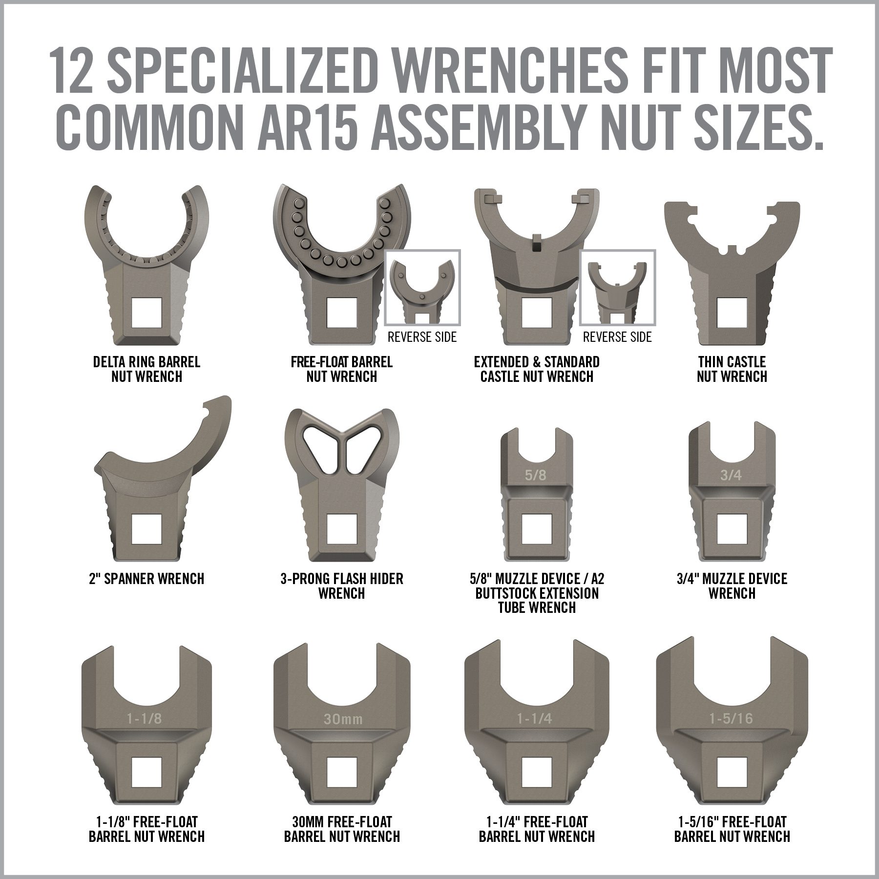 real-avid-master-fit-13-piece-ar15-crowfoot-wrench-set-drehmomentschl-ssel-set image 5