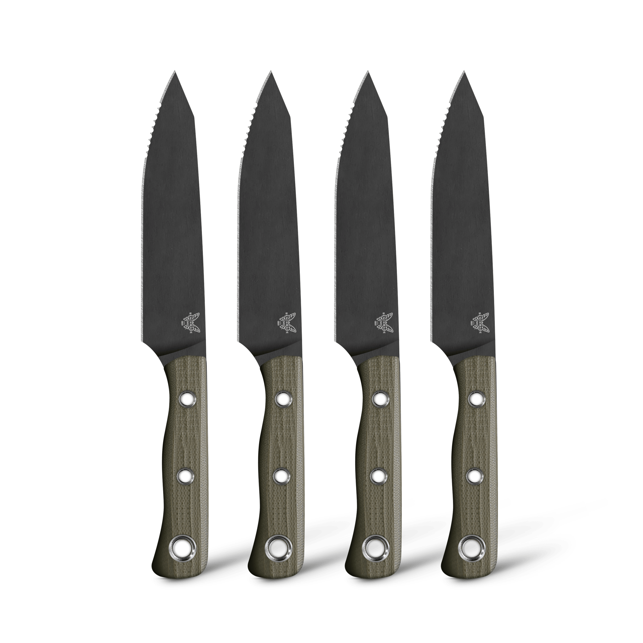 benchmade-custom-table-knife-set-4001-tischmesser-set-edelstahl-gezahnt image 1