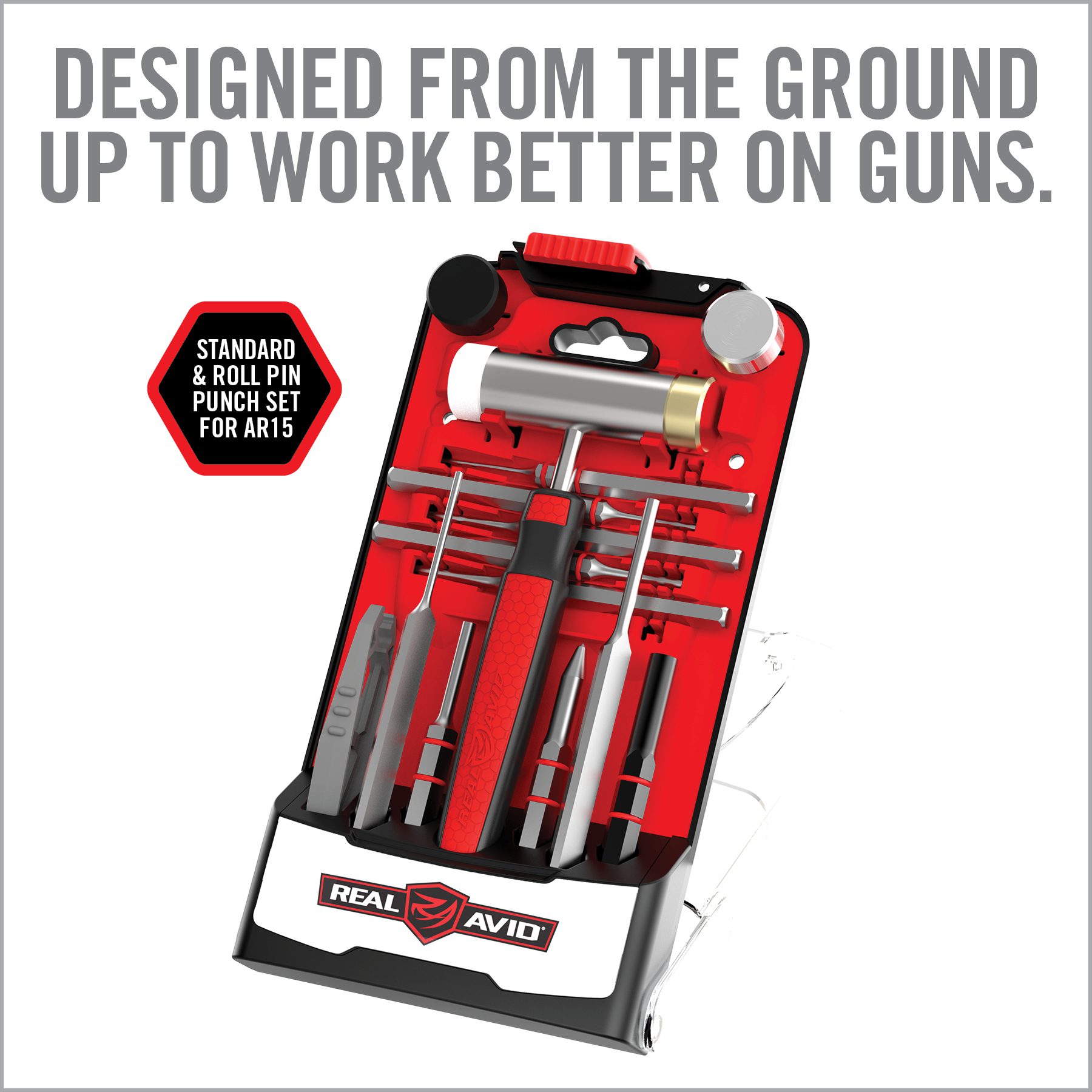 real-avid-accu-punch-hammer-und-ar15-splinttreiber-set-im-st-nder-case image 4