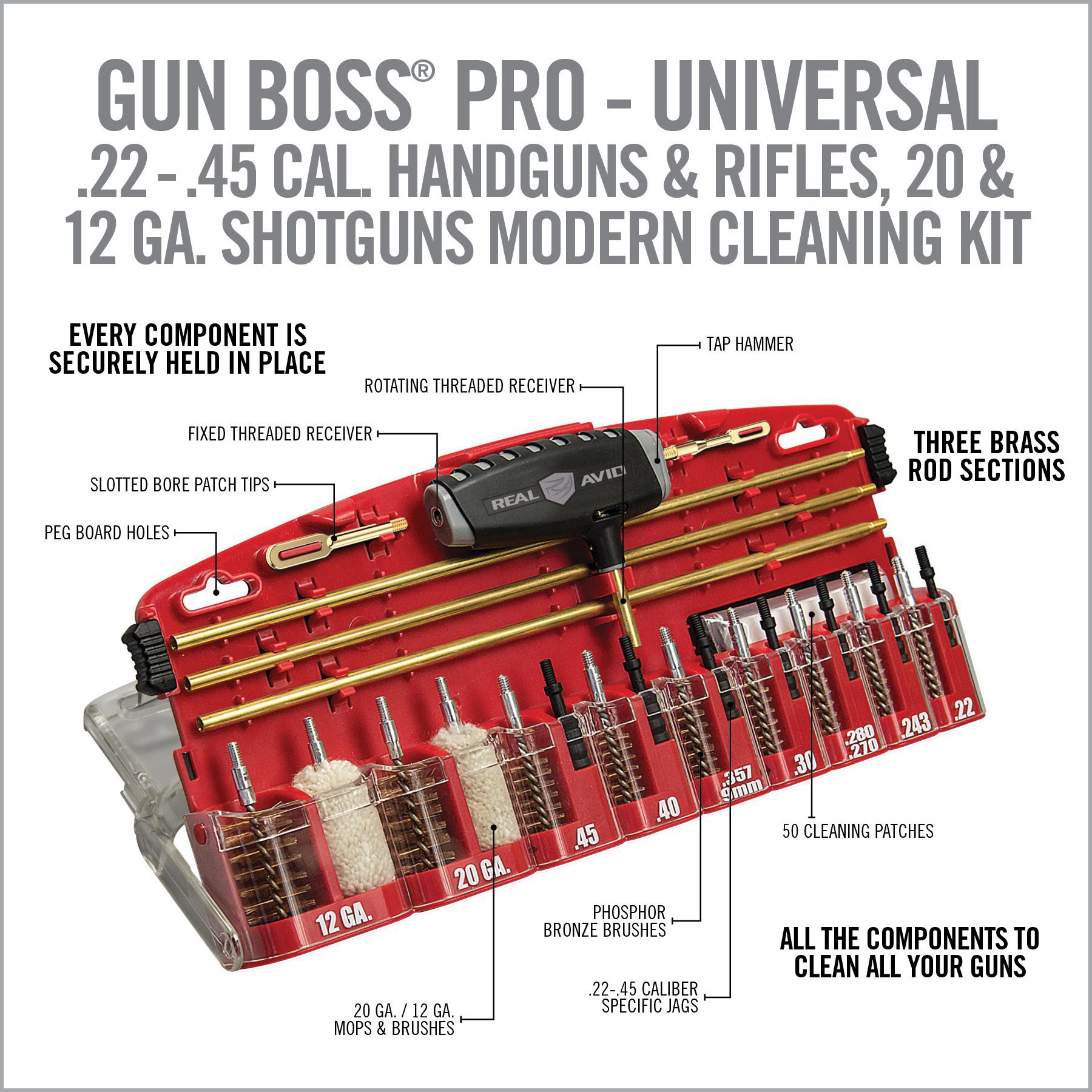 real-avid-gun-boss-pro-universal-cleaning-kit-waffenreinigungsset image 5