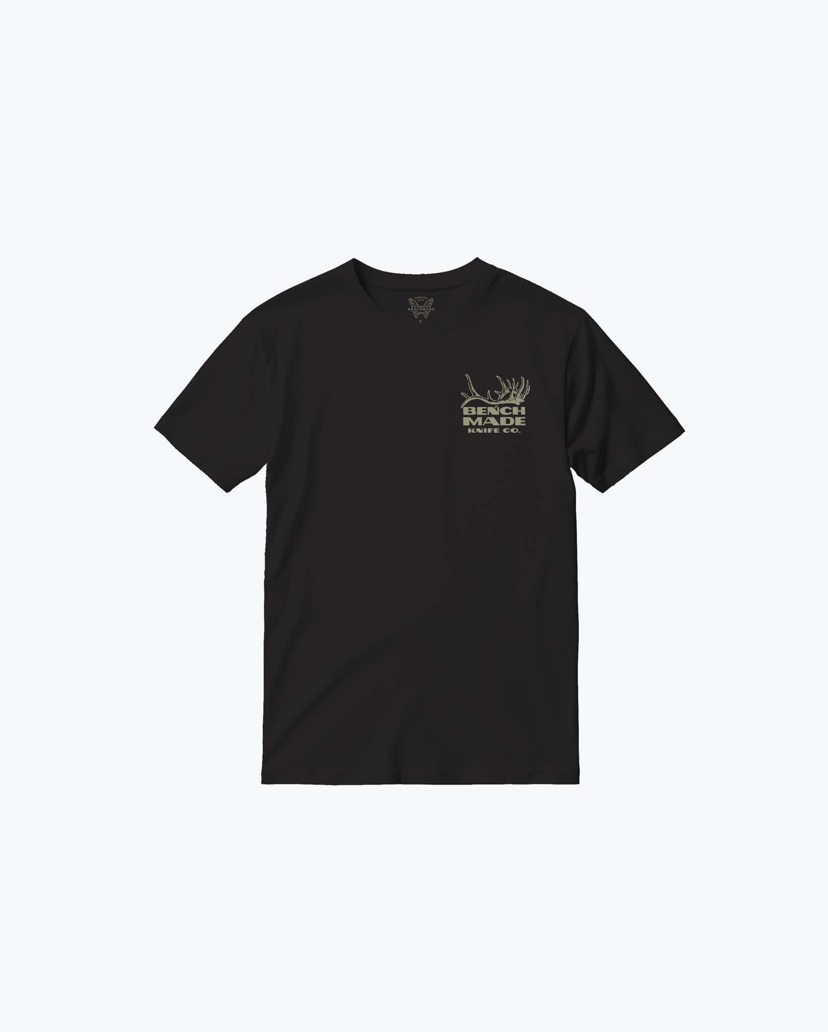 benchmade-antler-ss-mens-tee-t-shirt-black-graphic-cotton image 1