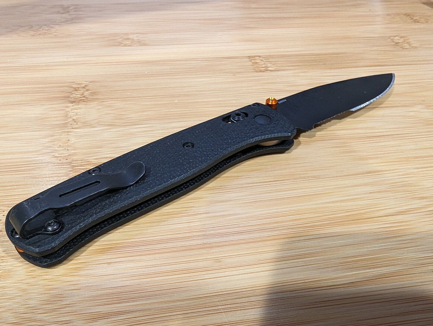 Gravur gelungen, Messer perfekt
